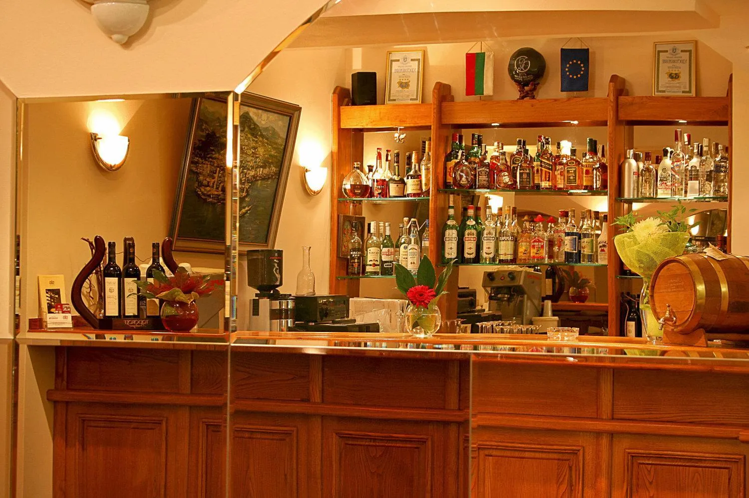 Lounge or bar in Geneva Hotel