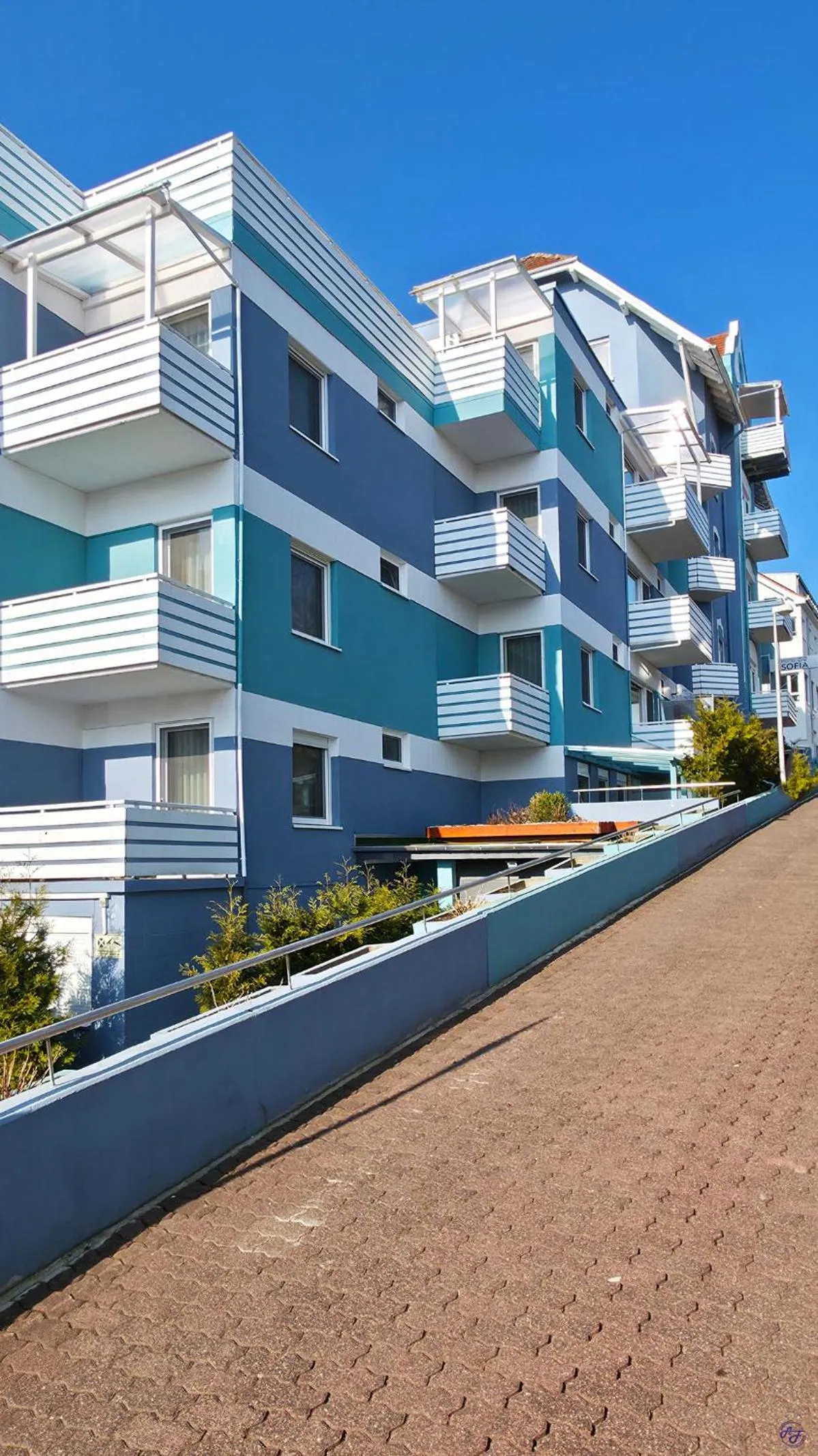 Street view in Hotel Sofia