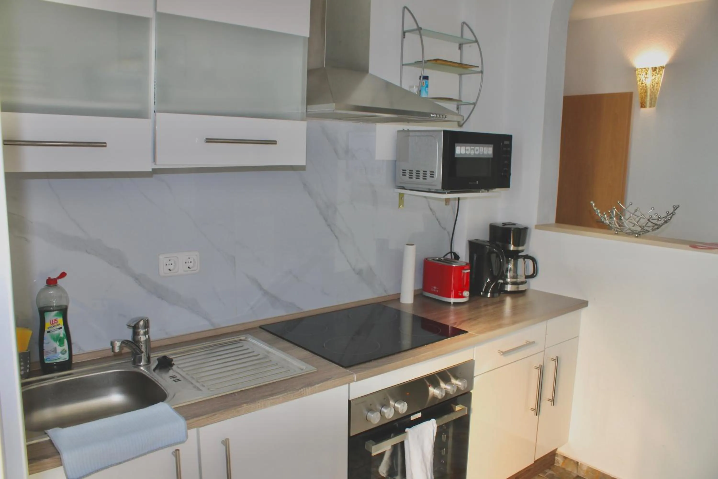 Kitchen or kitchenette in Hotel Sofia