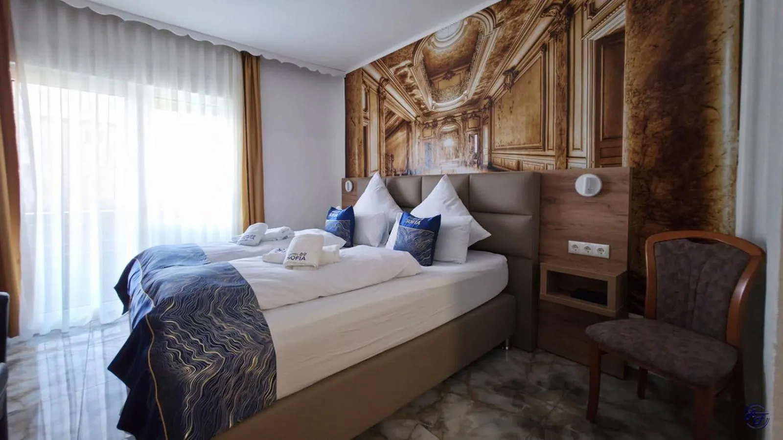 Bedroom, Bed in Hotel Sofia