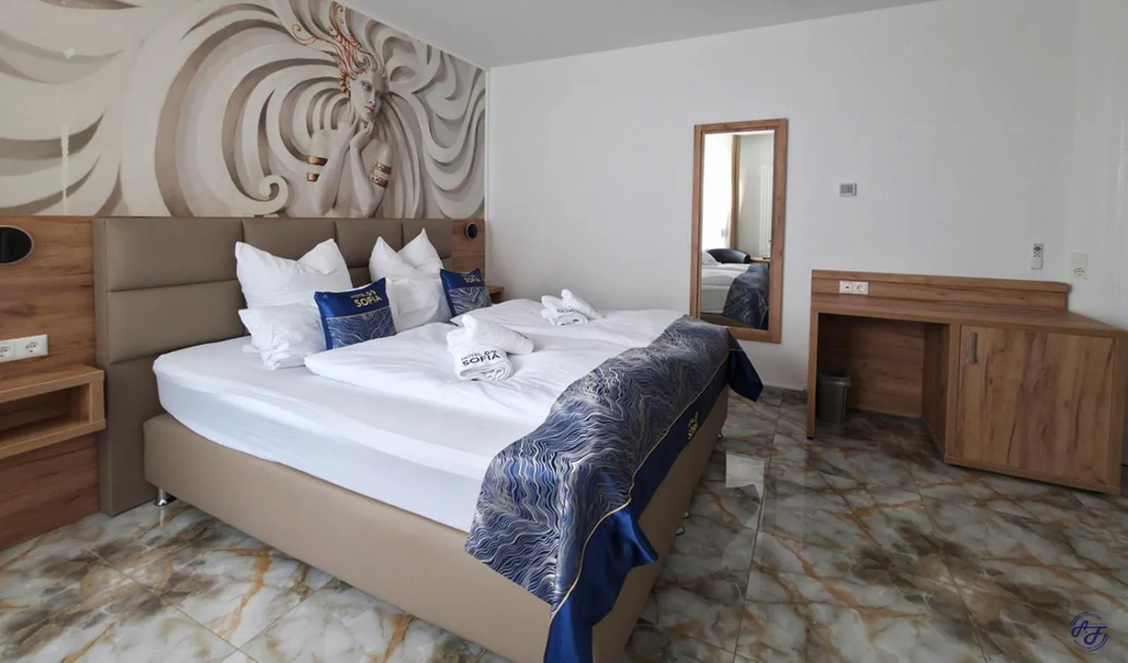 Bedroom, Bed in Hotel Sofia