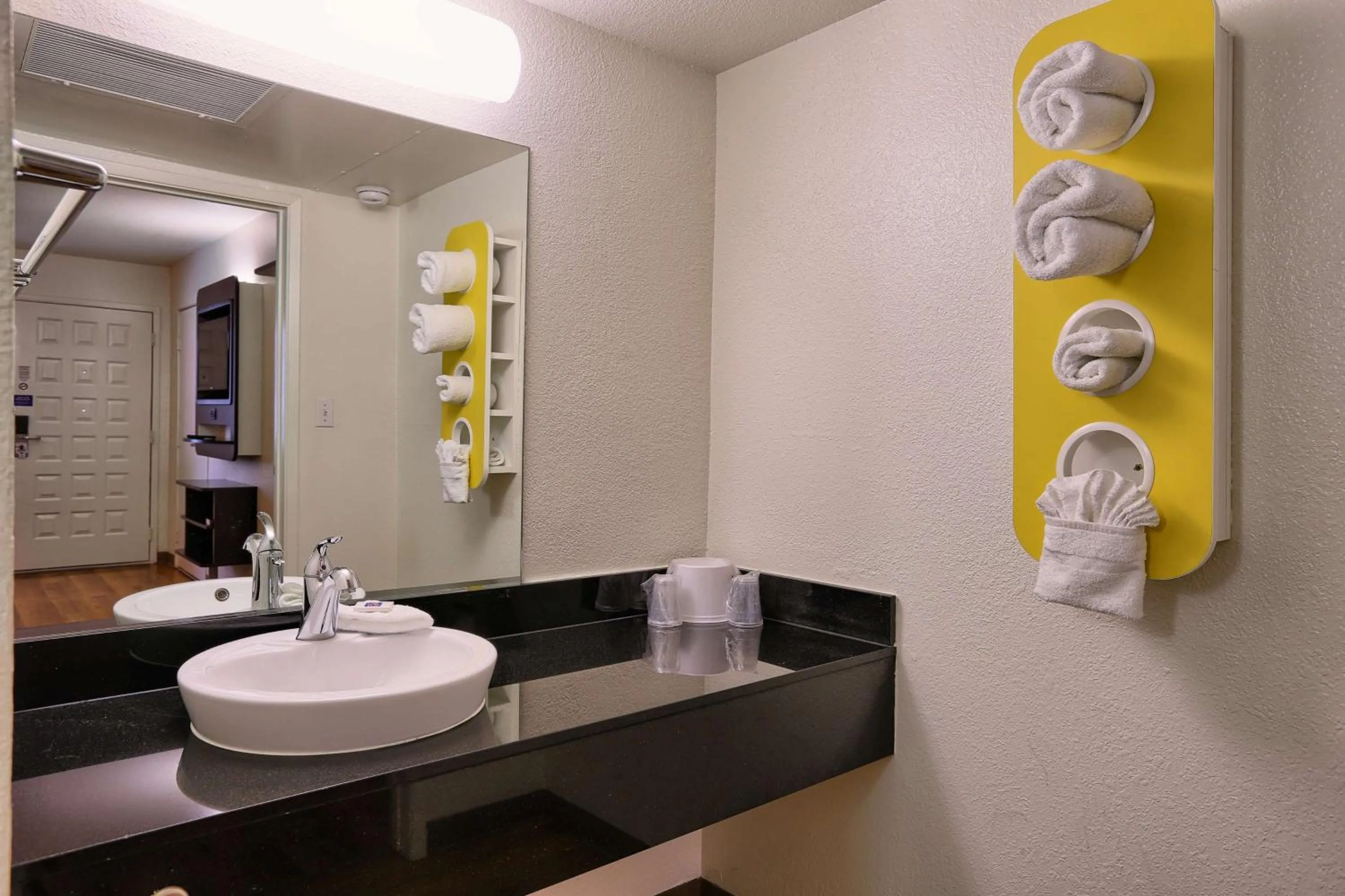 Bathroom in Motel 6-Petaluma, CA