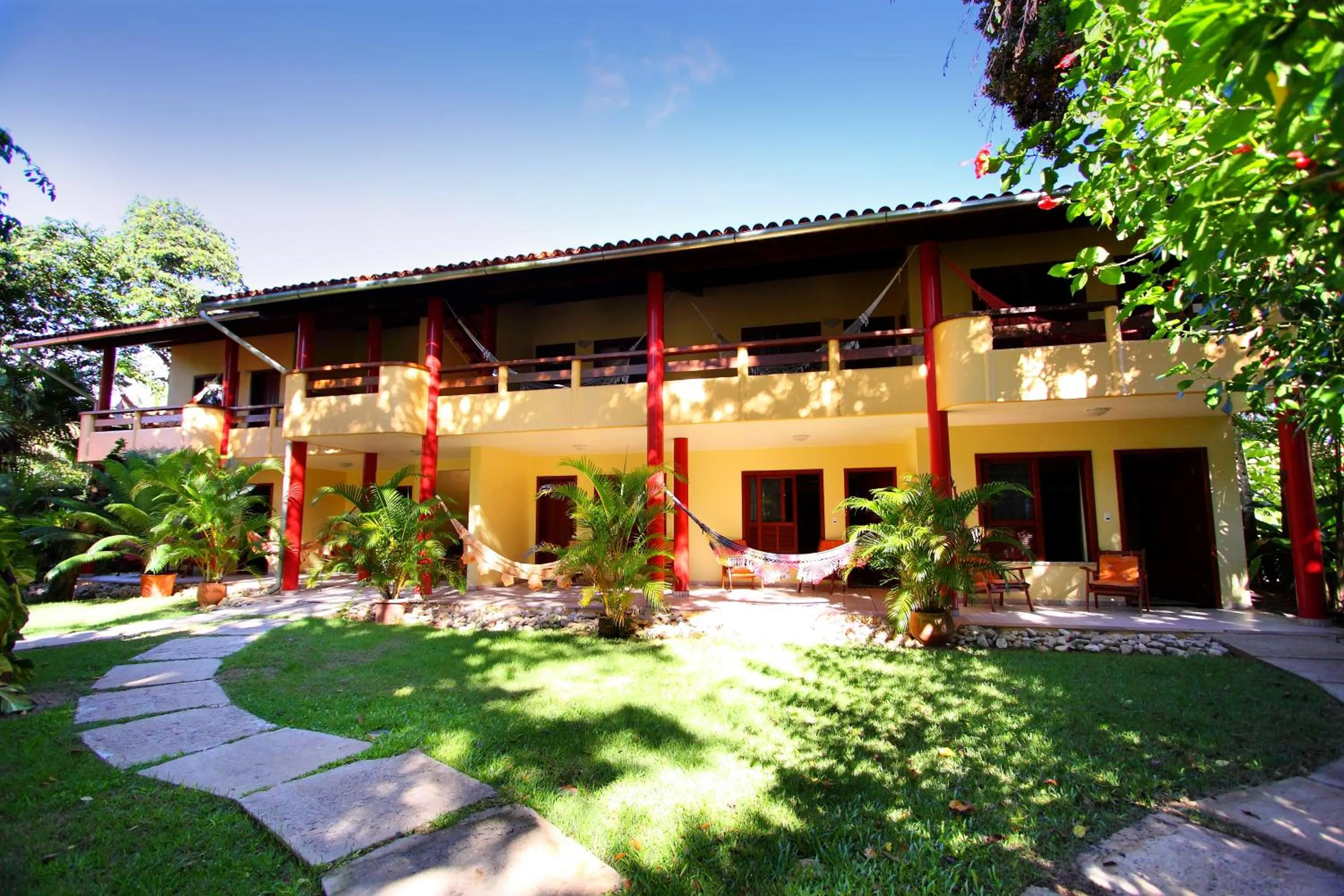 Patio in Canto d Alvorada Hotel Pousada