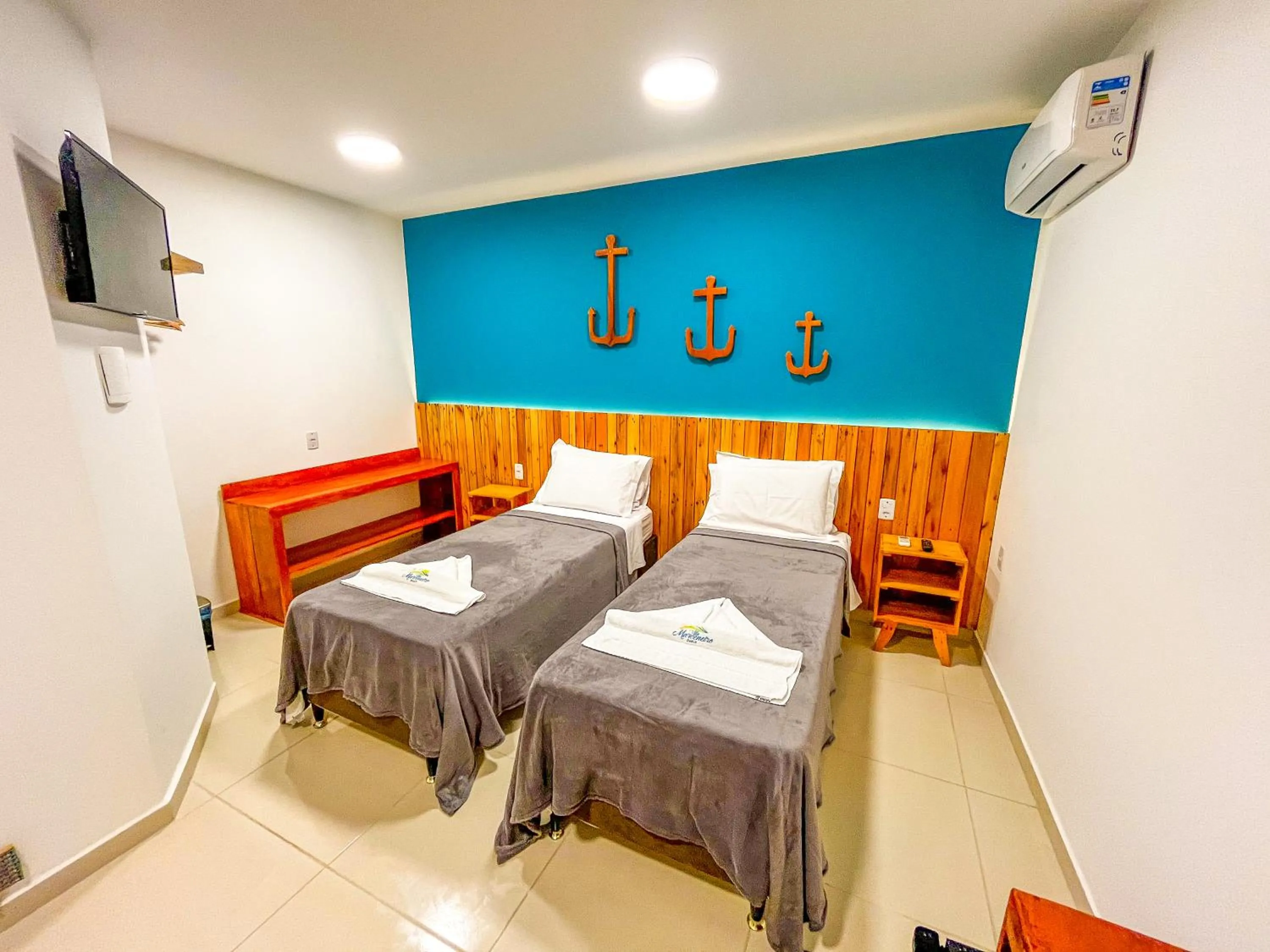 Bed in Pousada Villa Marceneiro Beach