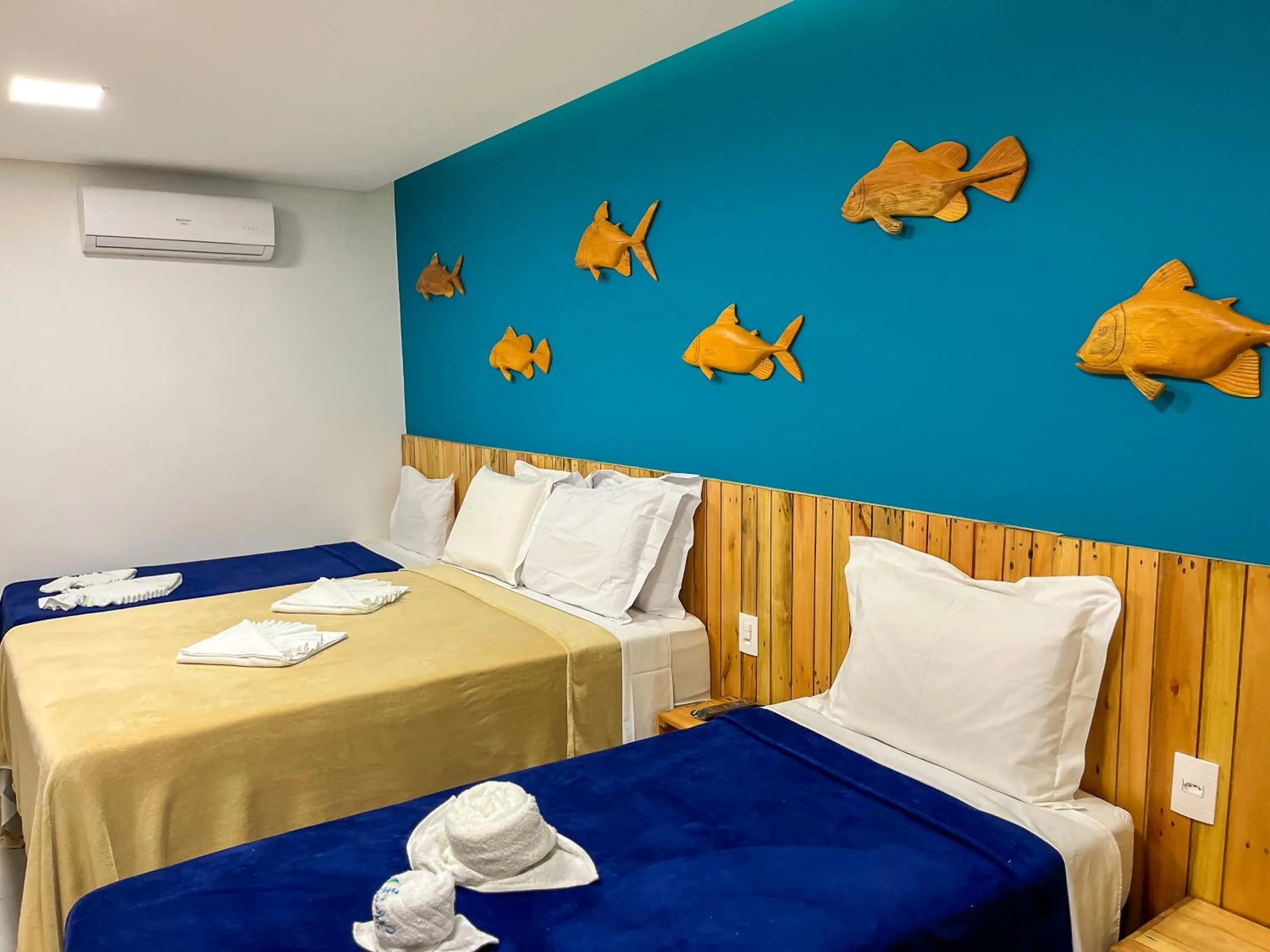 Bed in Pousada Villa Marceneiro Beach