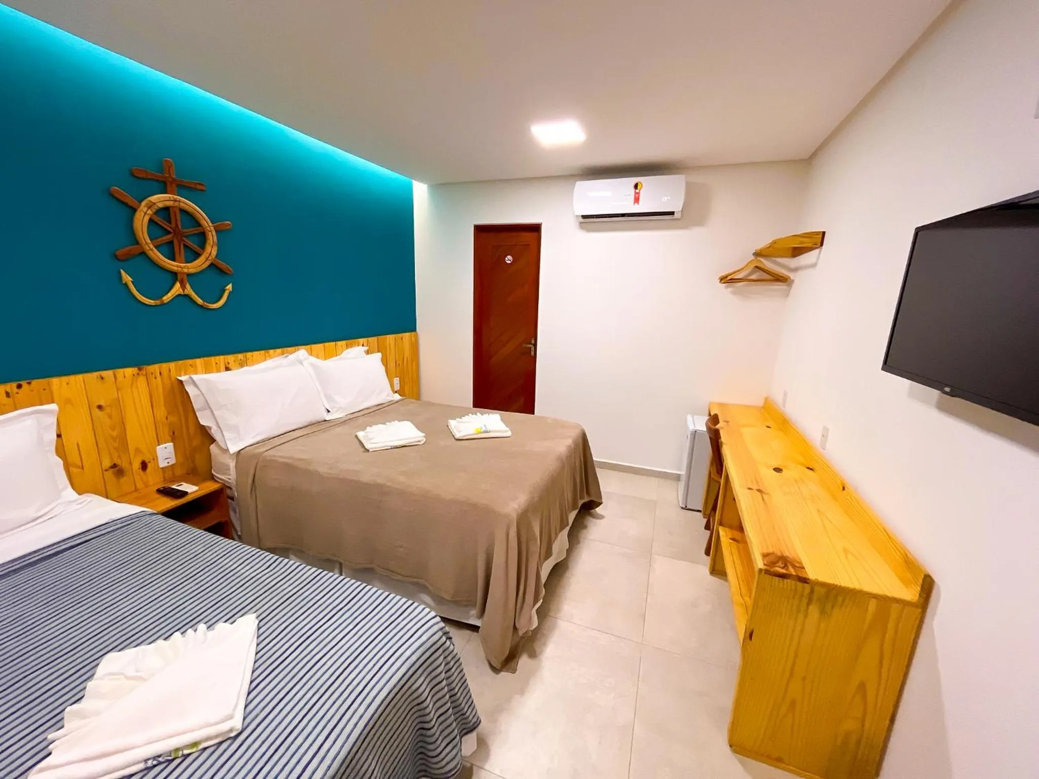 Photo of the whole room, Bed in Pousada Villa Marceneiro Beach