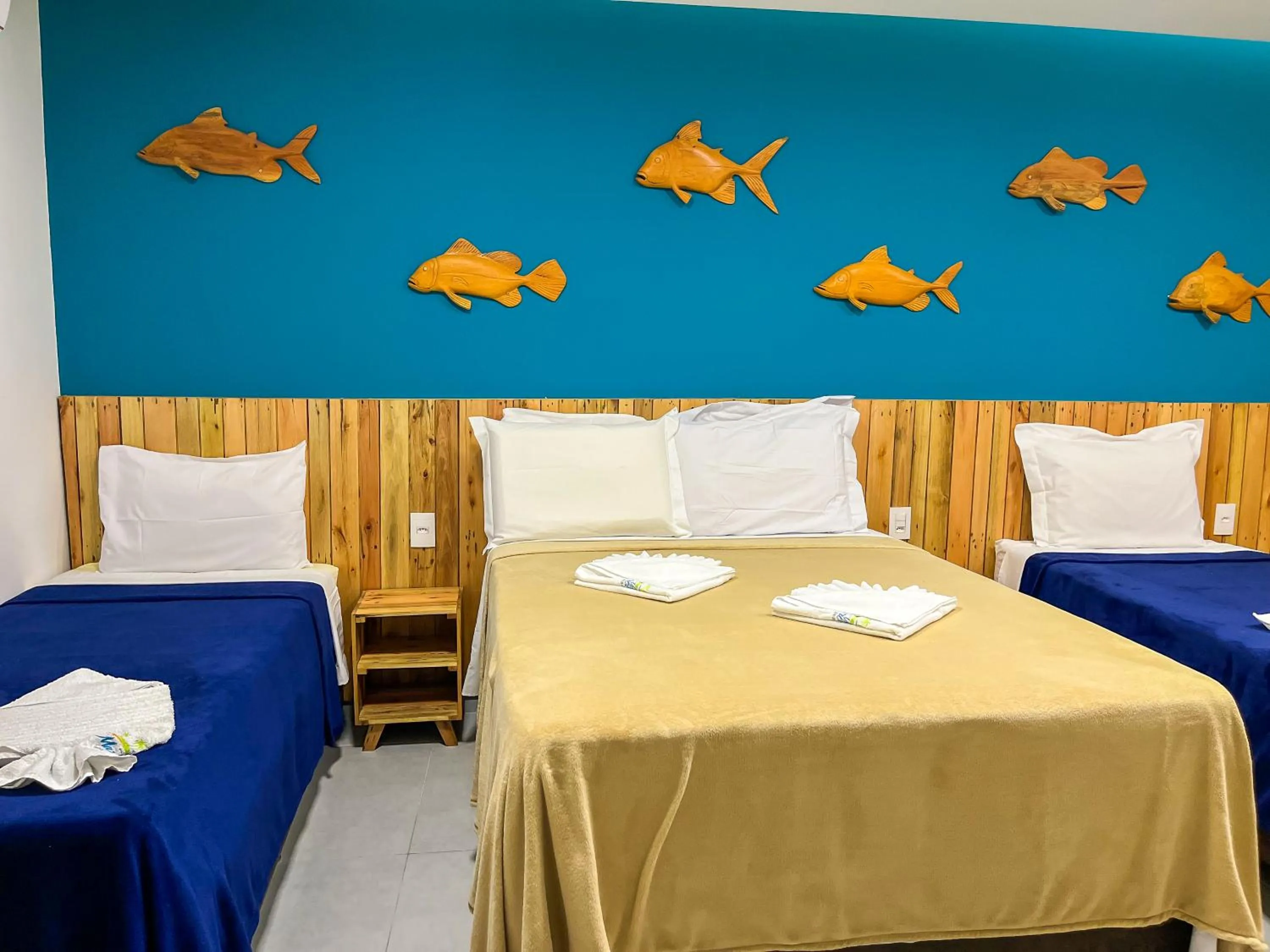 Bed in Pousada Villa Marceneiro Beach