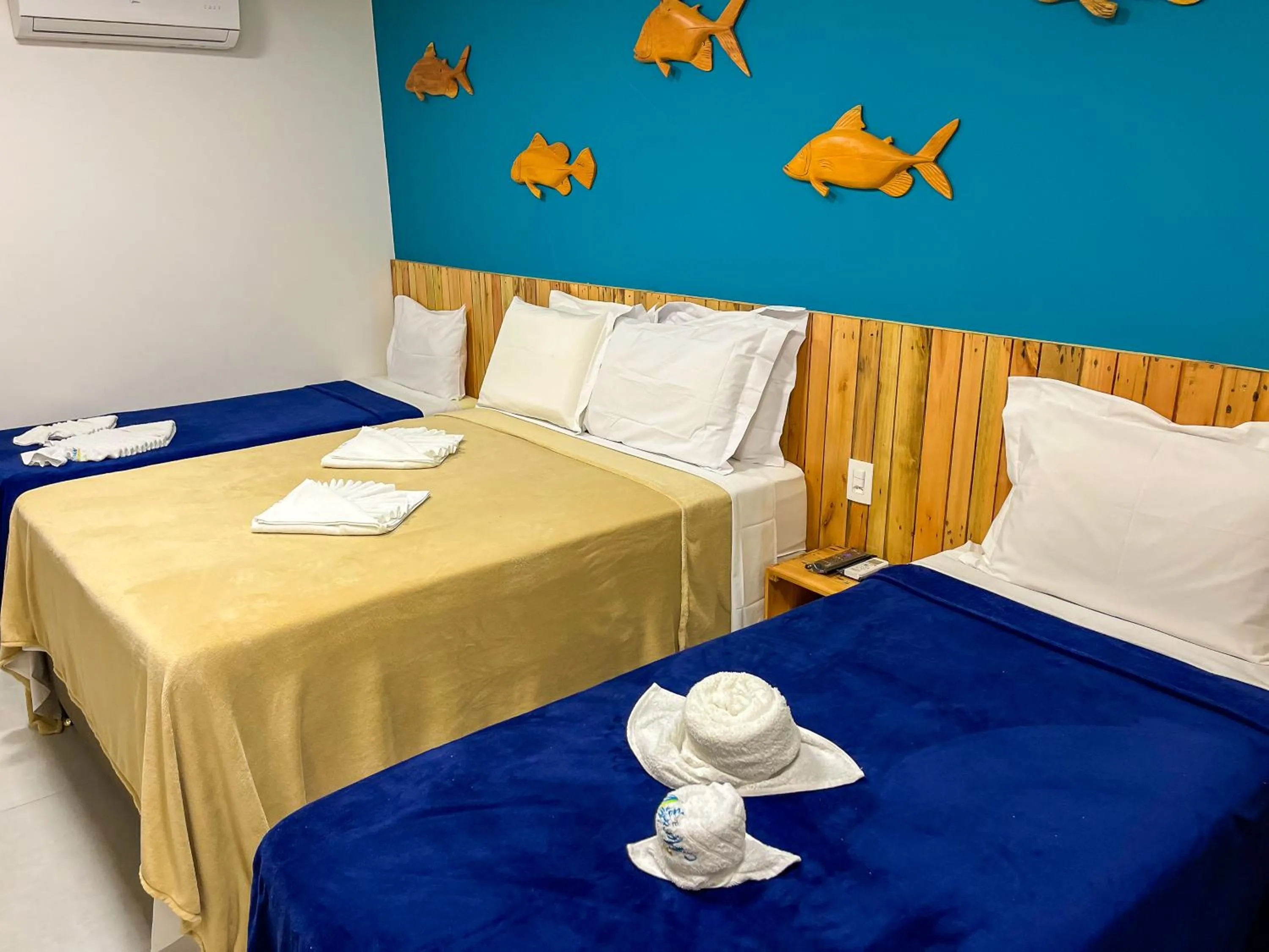 Bed in Pousada Villa Marceneiro Beach