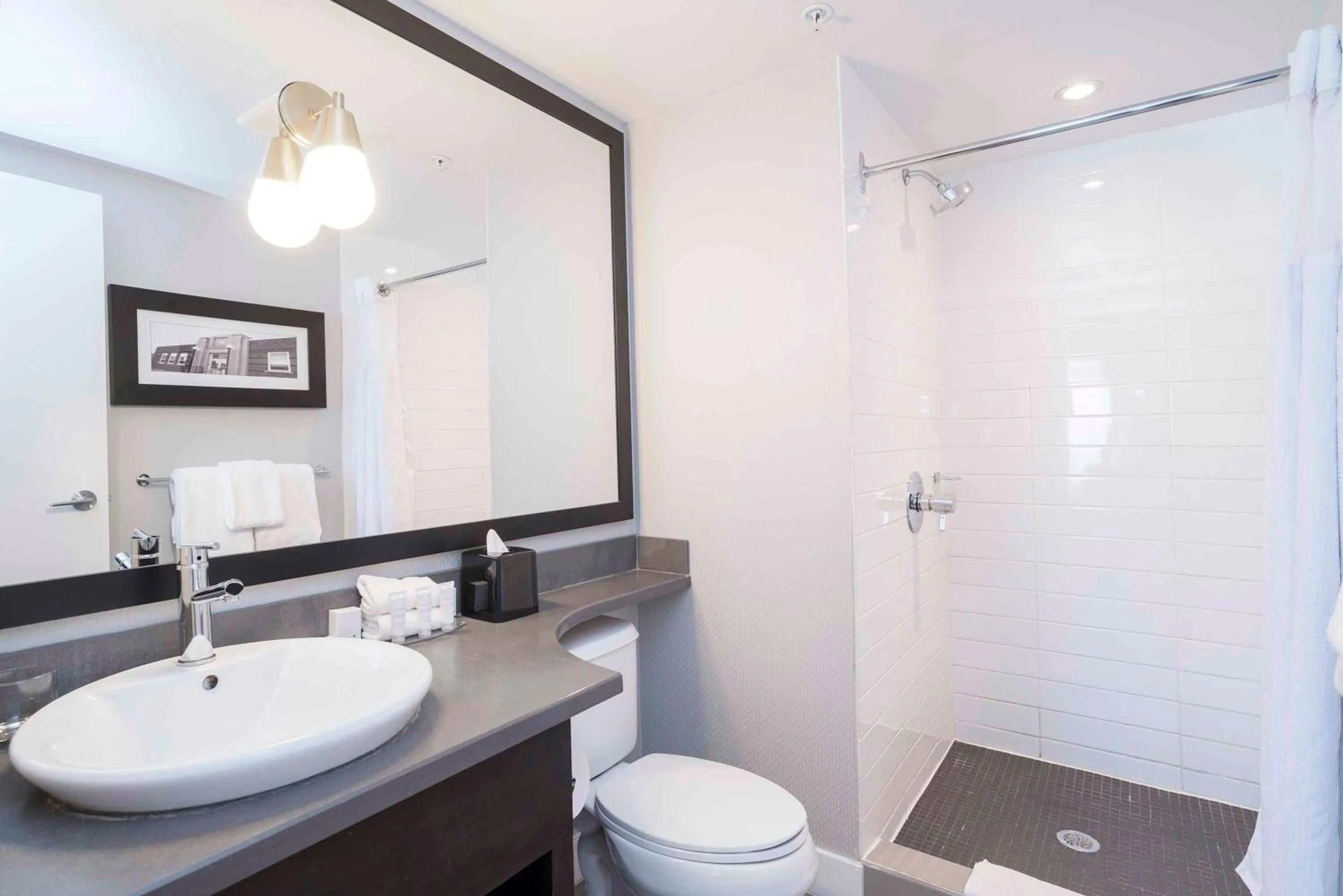 Bathroom in Sandman Signature Prince George Hotel