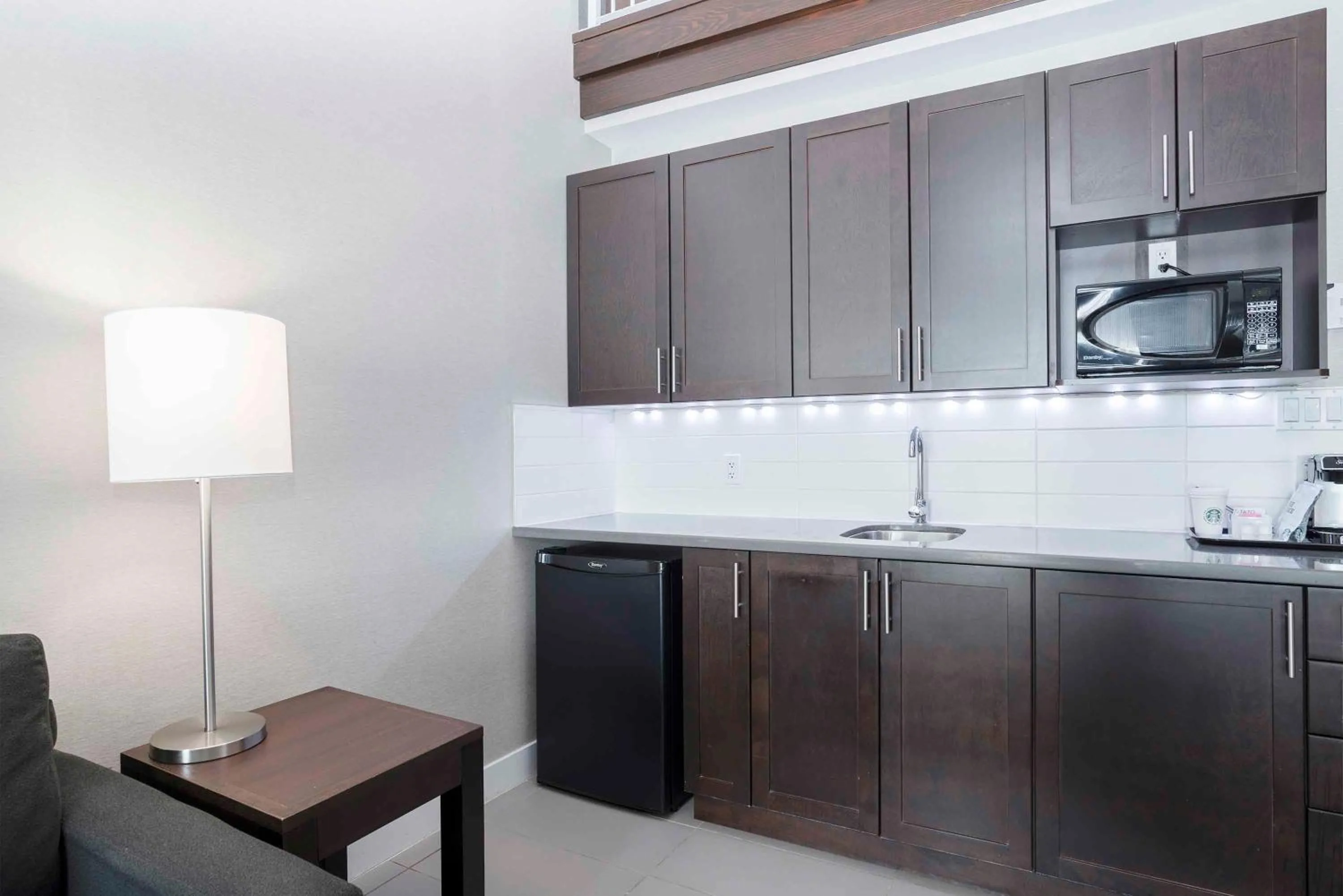 Kitchen or kitchenette in Sandman Signature Prince George Hotel