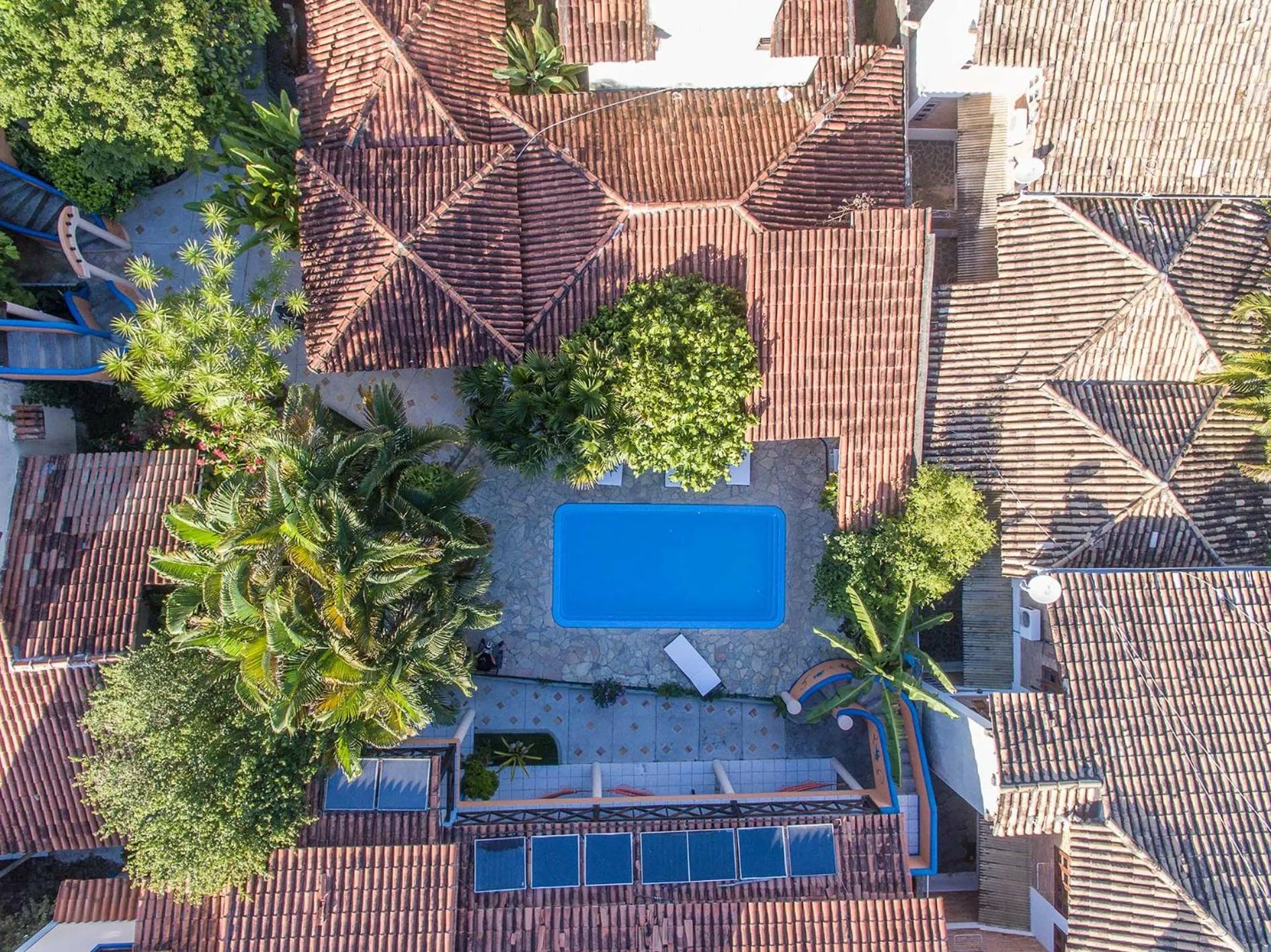 Bird's eye view in Pousada Bemvirá