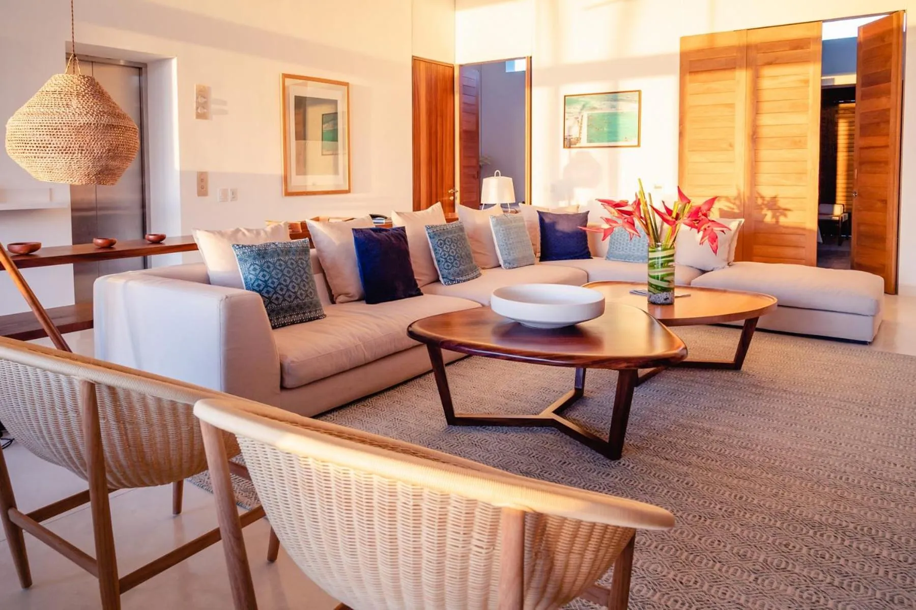 Living room in El Careyes Club & Residences