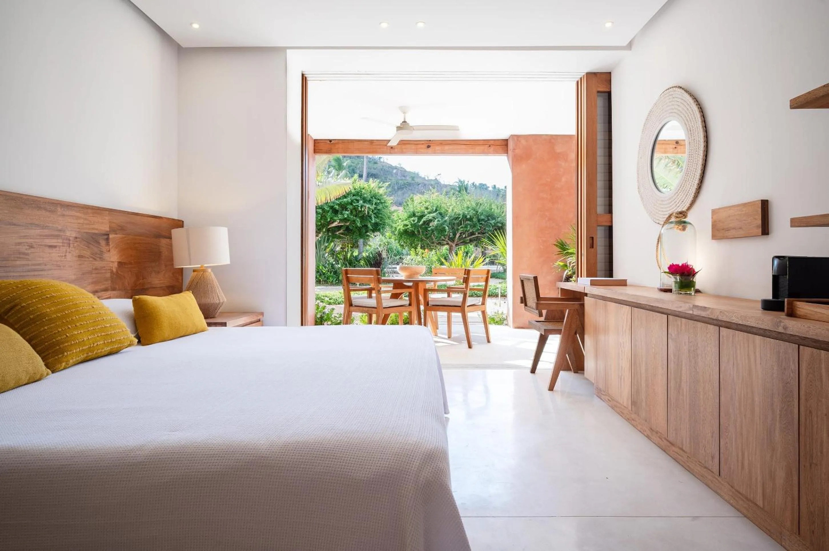 Patio, Bed in El Careyes Club & Residences