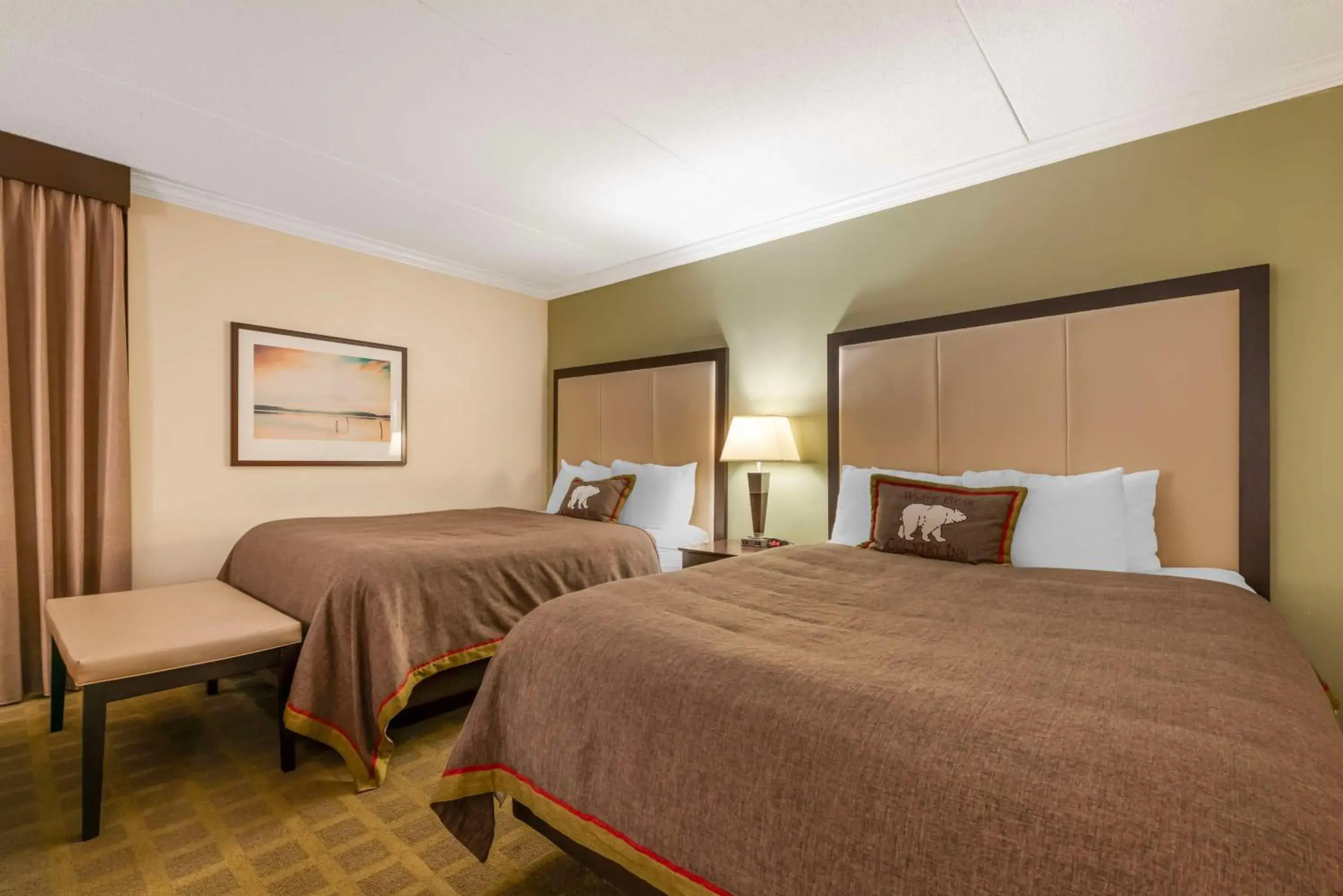 Queen Room with Two Queen Beds - Poolside in Best Western Plus White Bear Country Inn Queen Room with Two Queen Beds - Poolside in Best Western Plus White Bear Country Inn