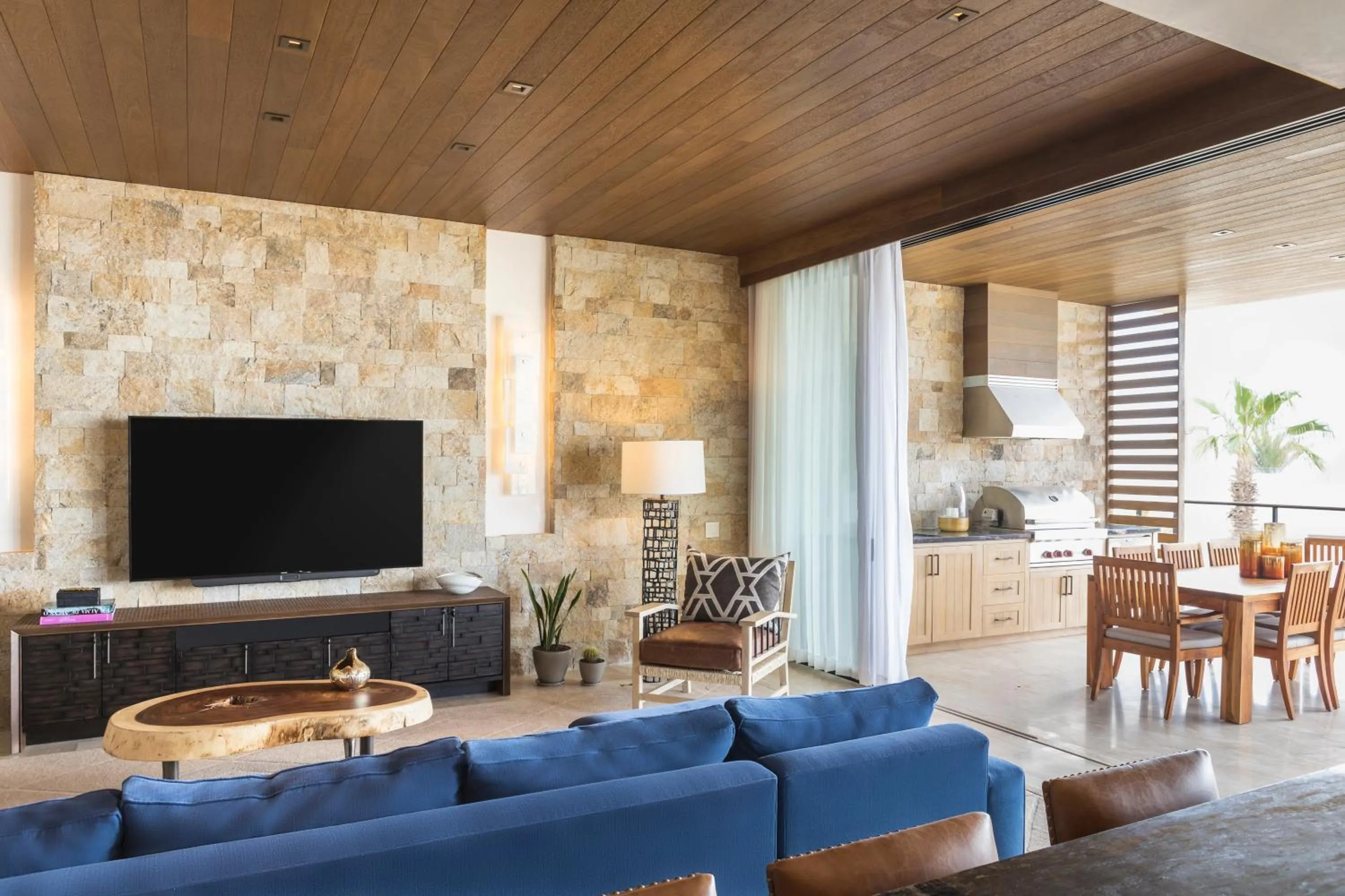 Living room in Chileno Bay Resort & Residences, Auberge Collection