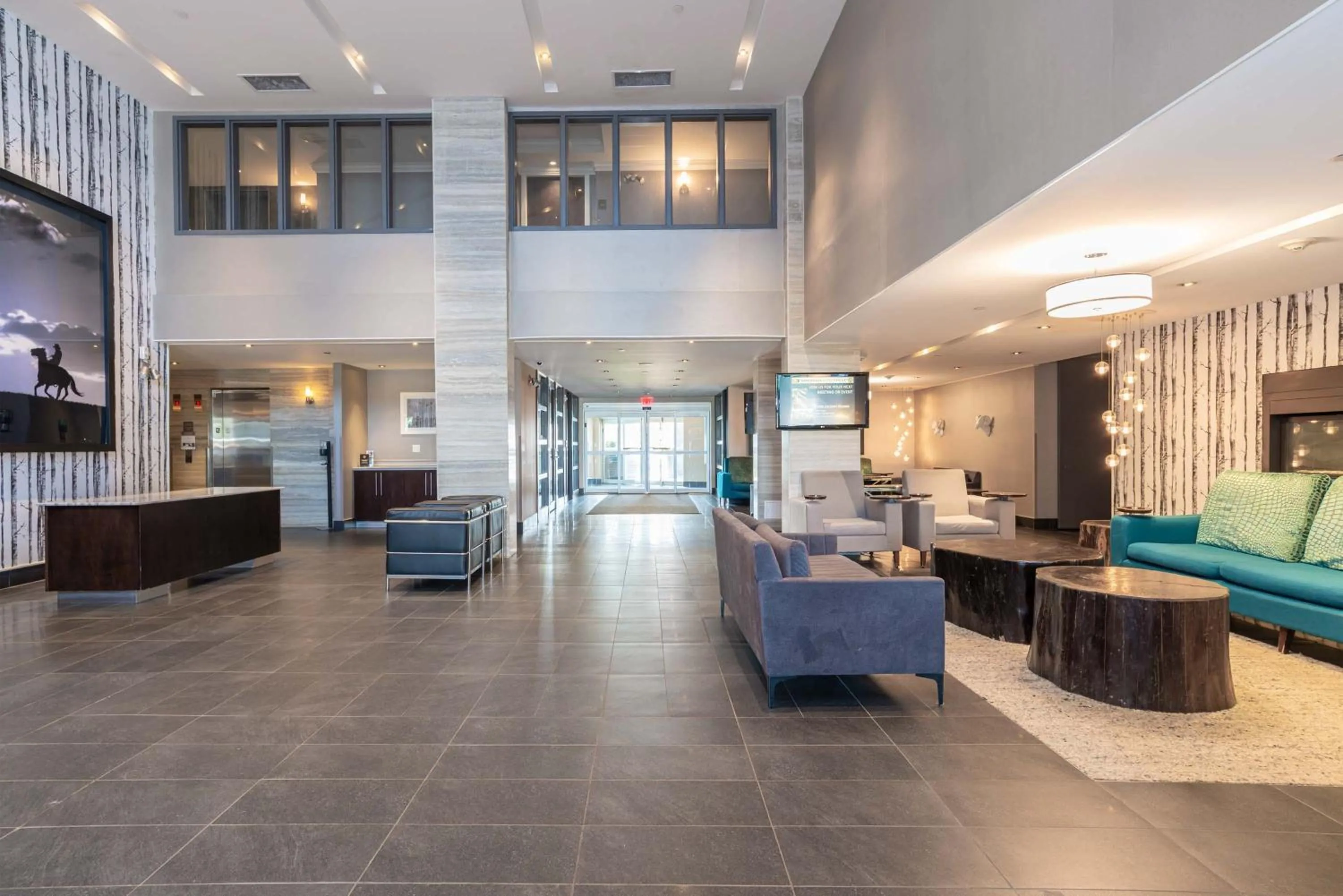 Lobby or reception in Sandman Signature Edmonton South Hotel