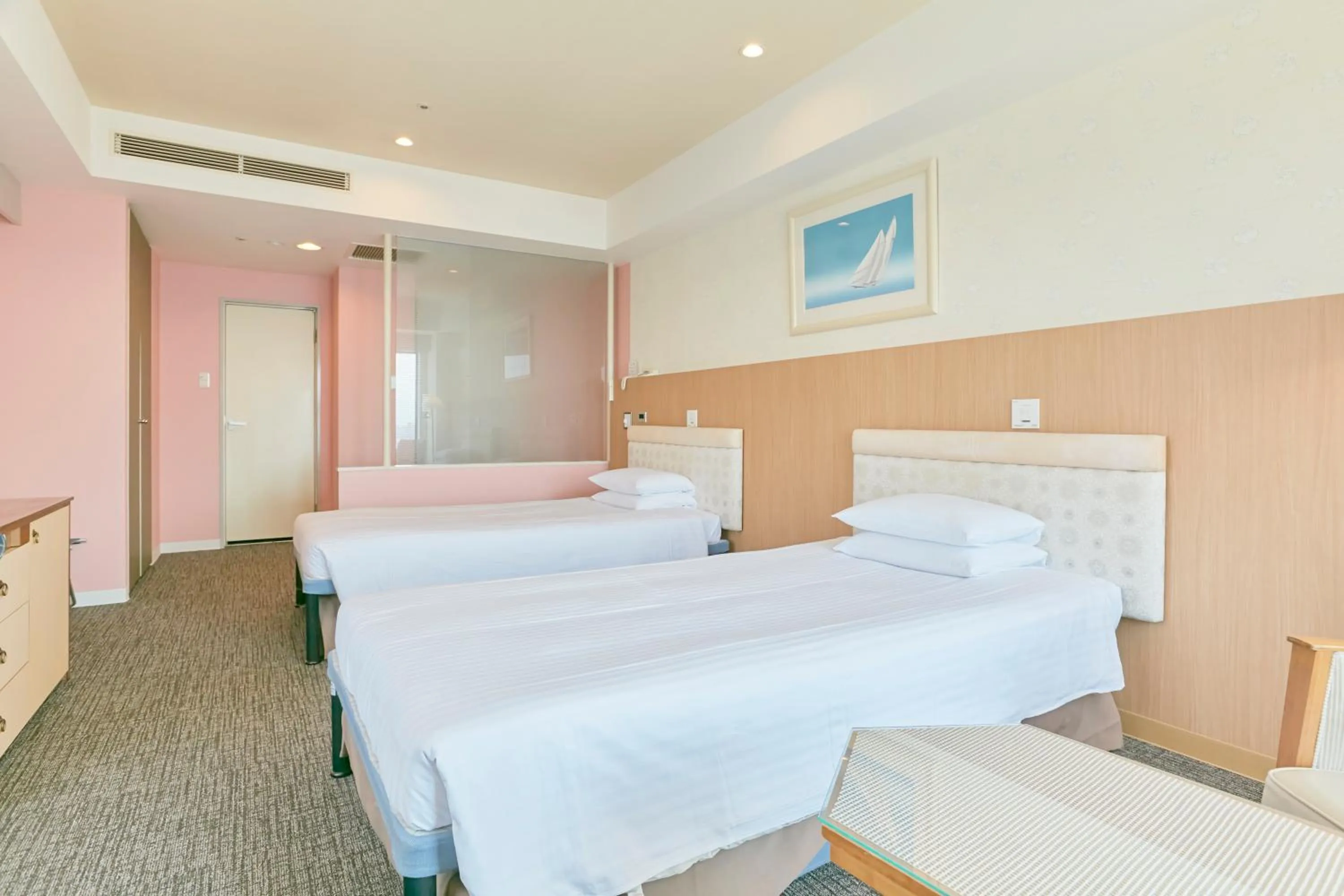 Bed in Hotel Seagull Tenpozan Osaka