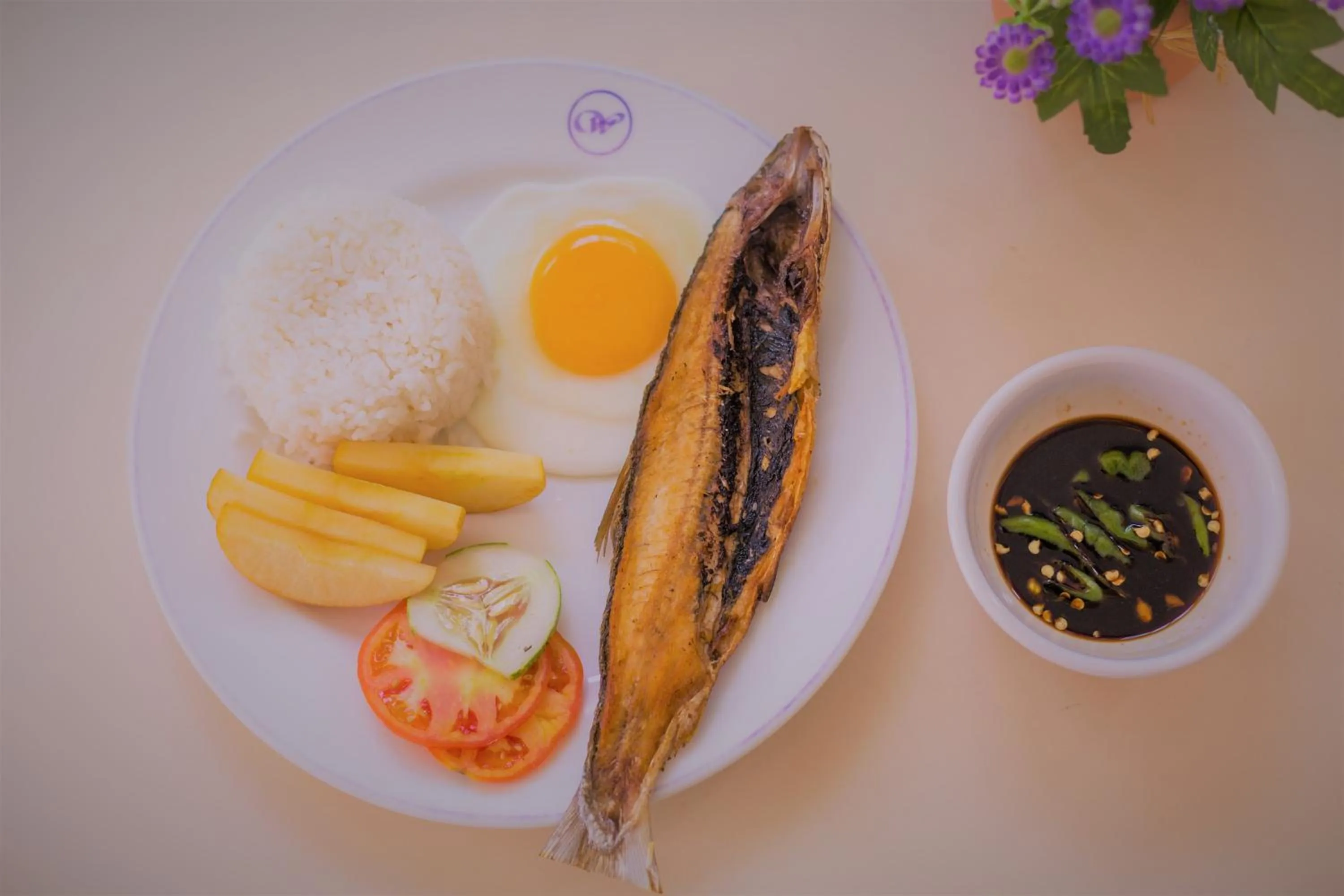 Food in Grand Blue Beach Hotel