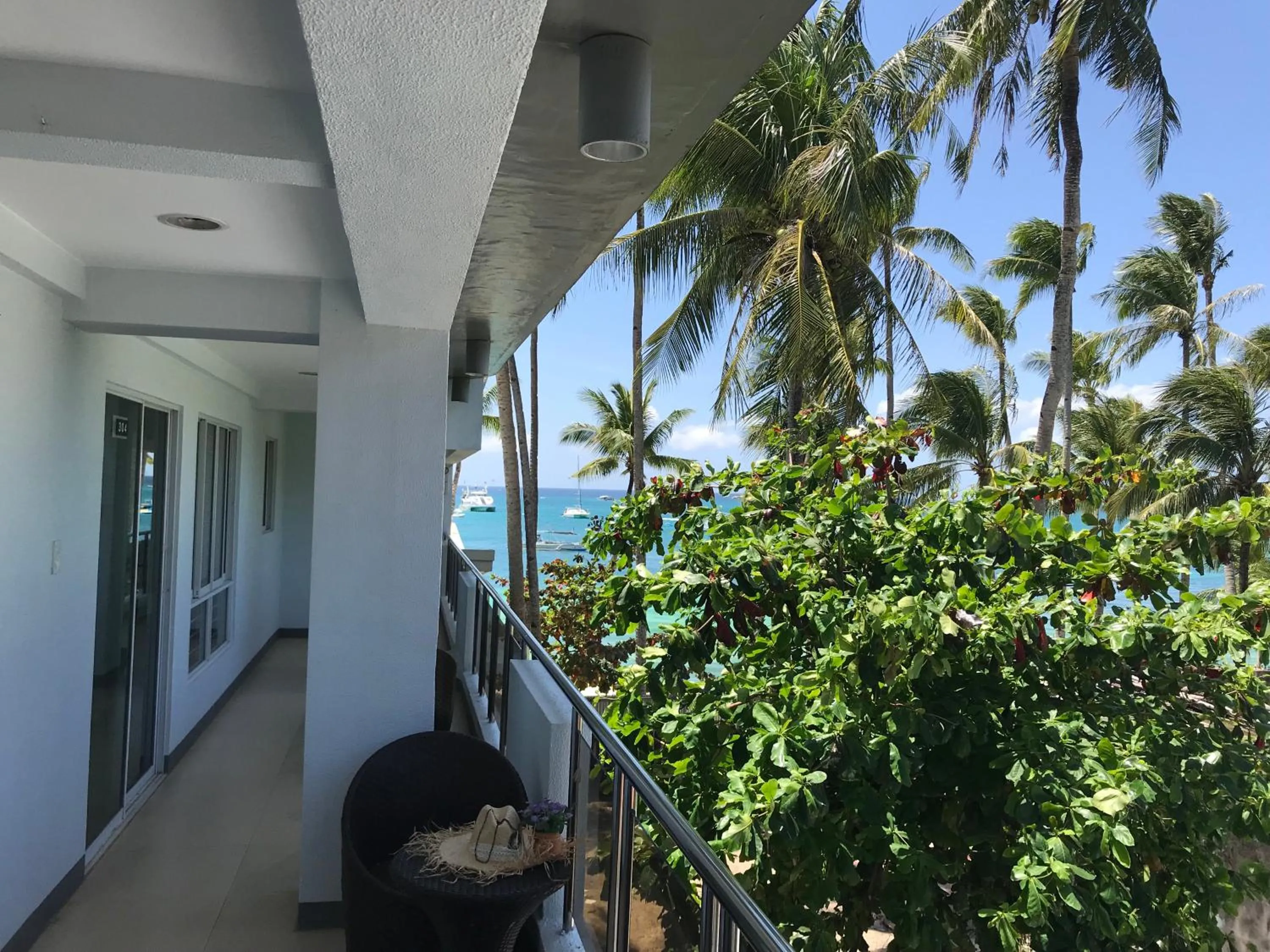 Balcony/Terrace in Grand Blue Beach Hotel