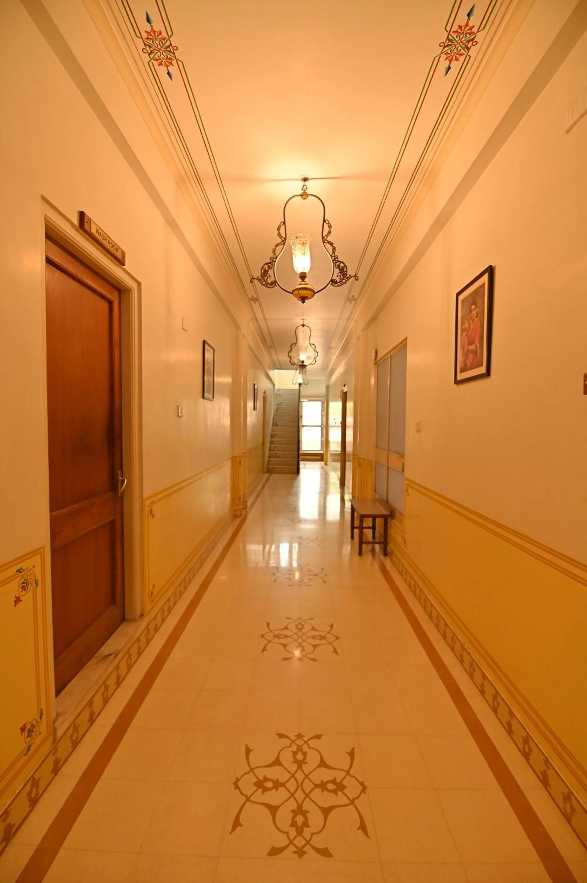 Floor plan in Om Niwas Suite Hotel