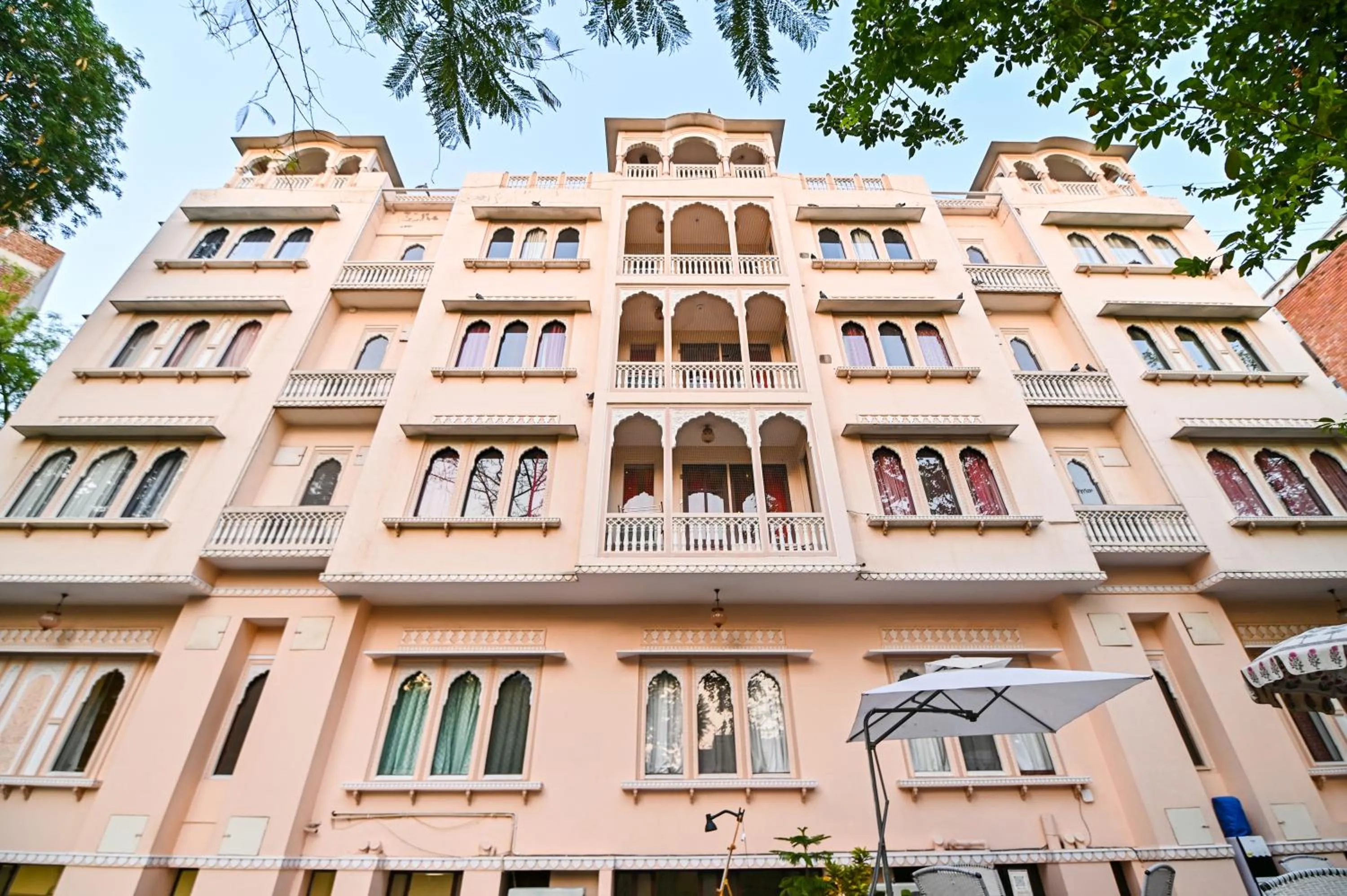 Property building in Om Niwas Suite Hotel