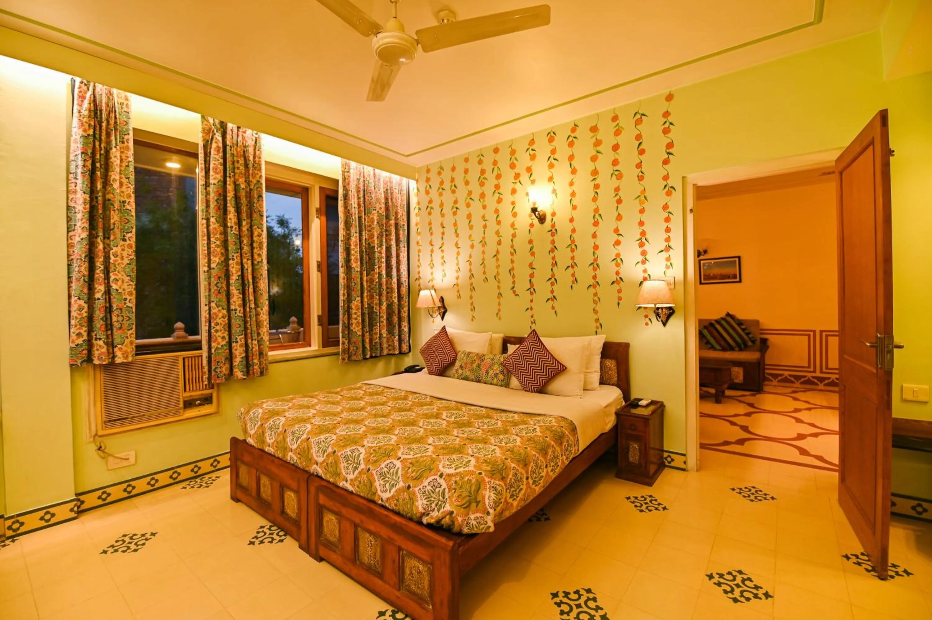 Bedroom, Bed in Om Niwas Suite Hotel