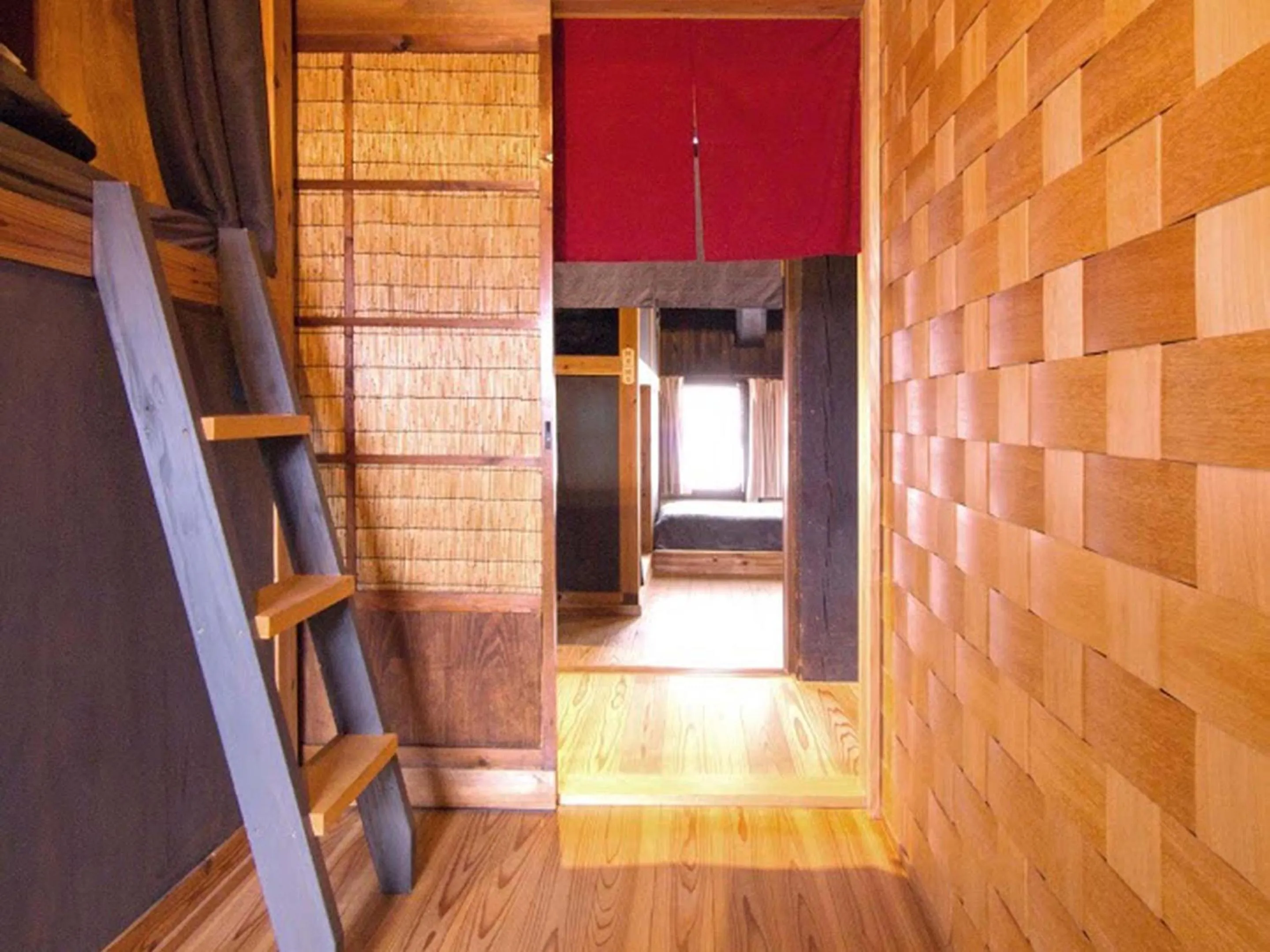 Bed in Hostel & Tatami Bar Uchikobare -内子晴れ-