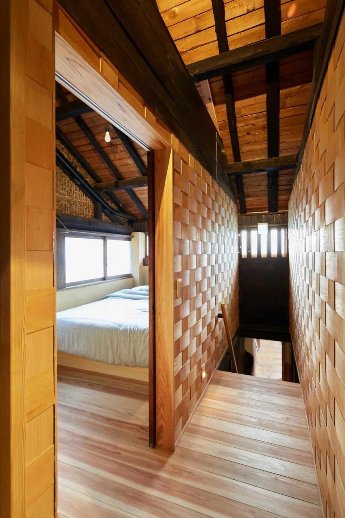 Bed in Hostel & Tatami Bar Uchikobare -内子晴れ-