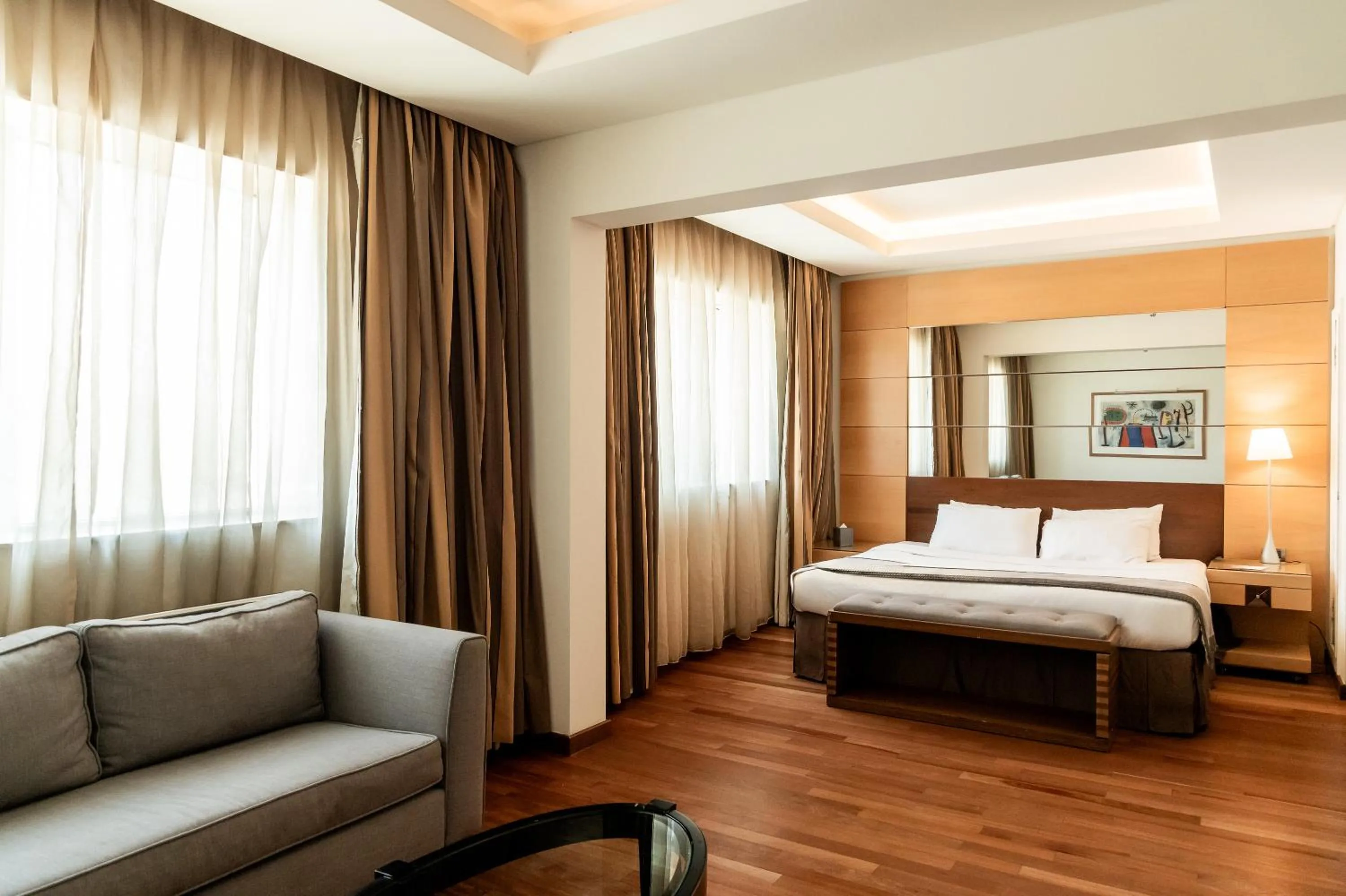 Bed in Coral Beach Hotel And Resort Beirut