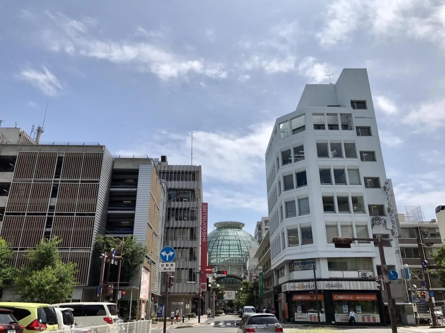 Shopping Area in Sunny Day Hostel
