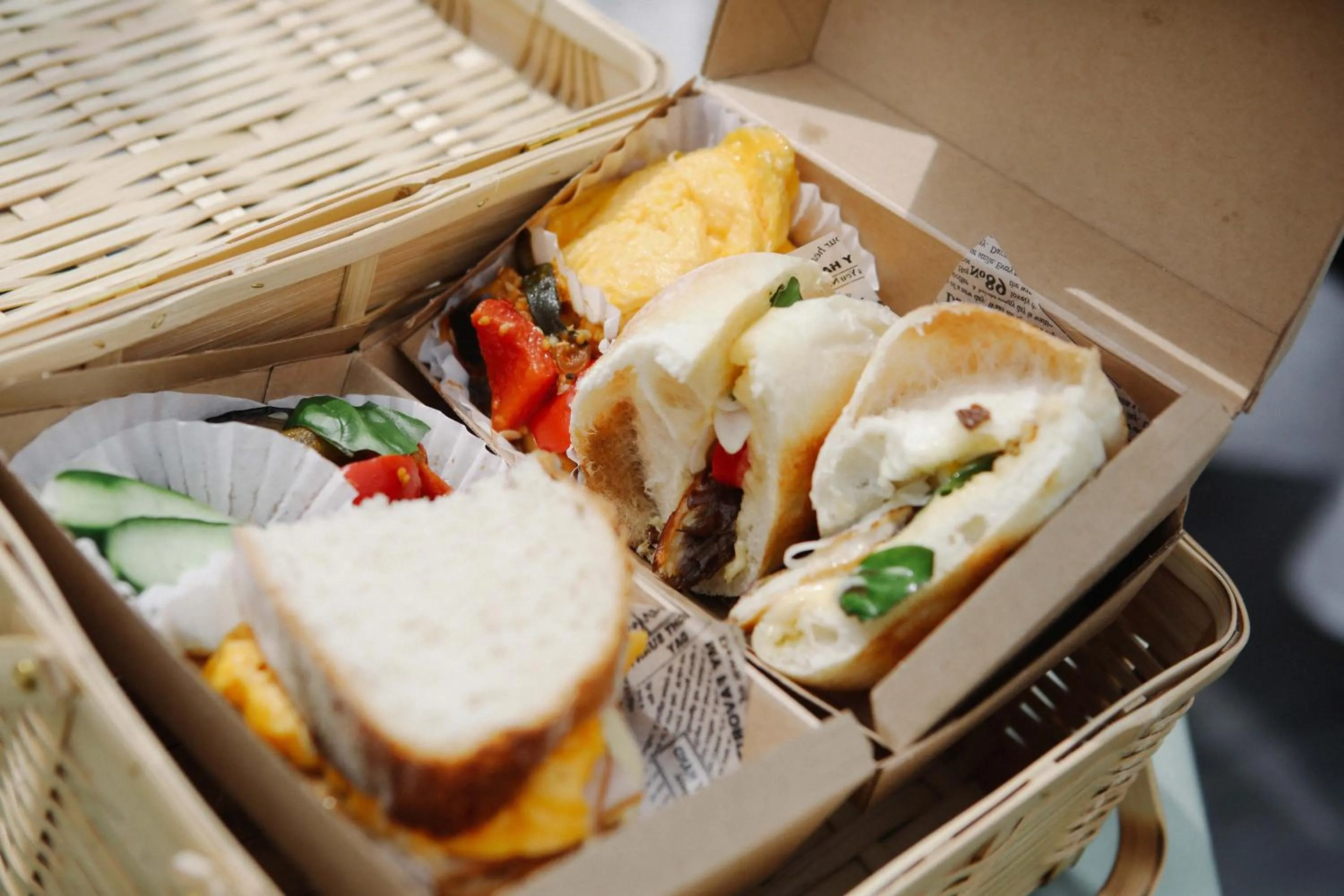 Food close-up in Sunny Day Hostel