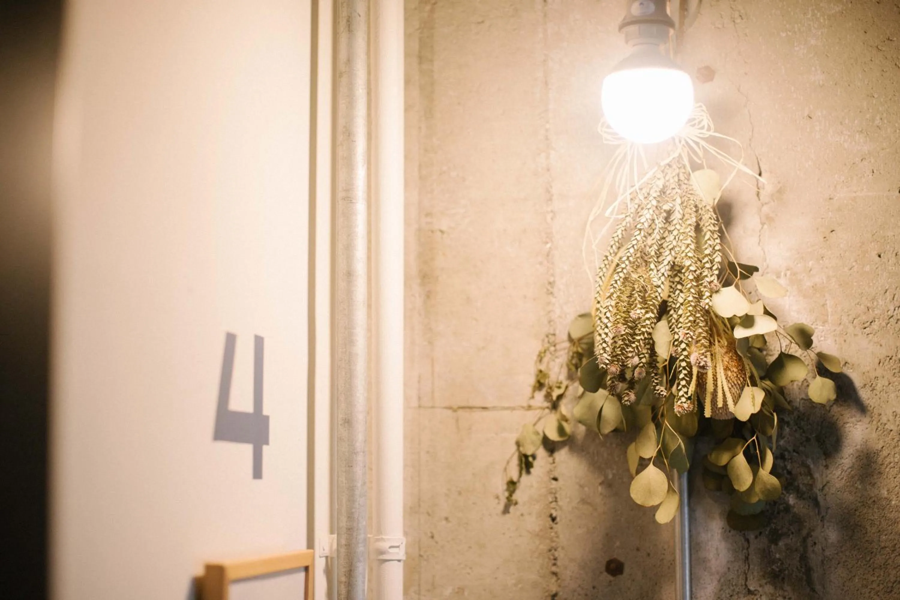 Decorative detail in Sunny Day Hostel