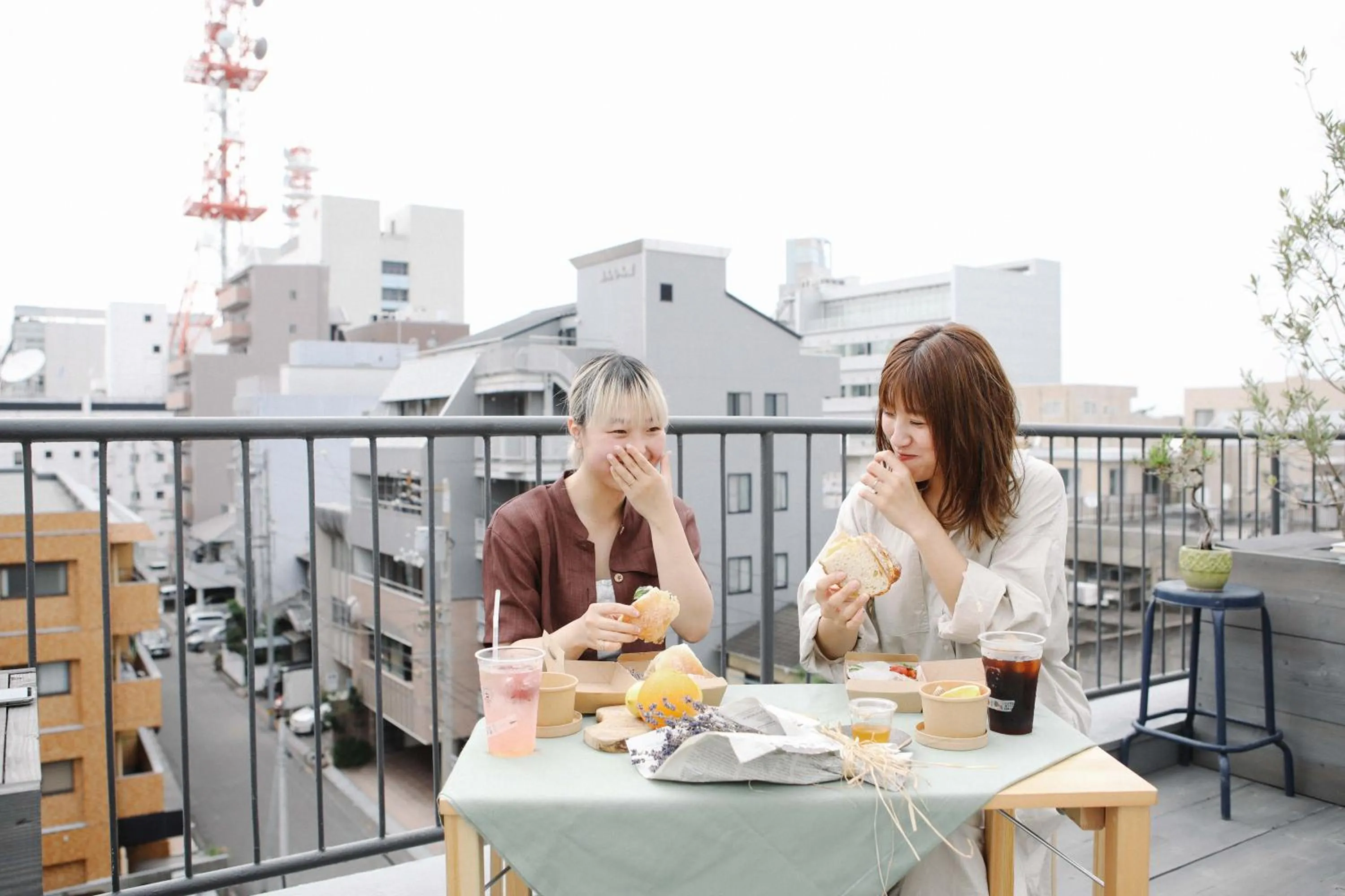 Balcony/Terrace in Sunny Day Hostel