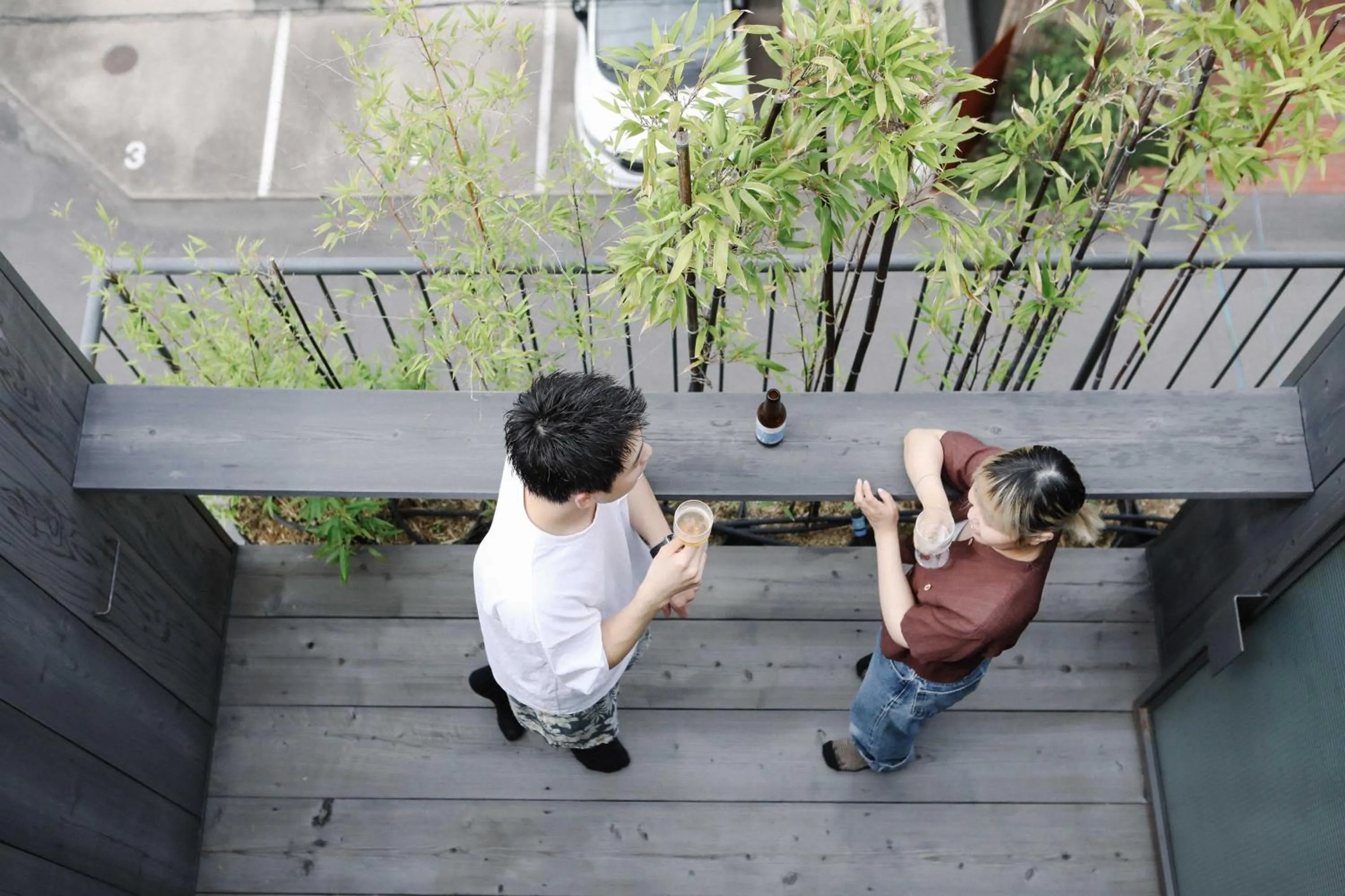 Balcony/Terrace in Sunny Day Hostel