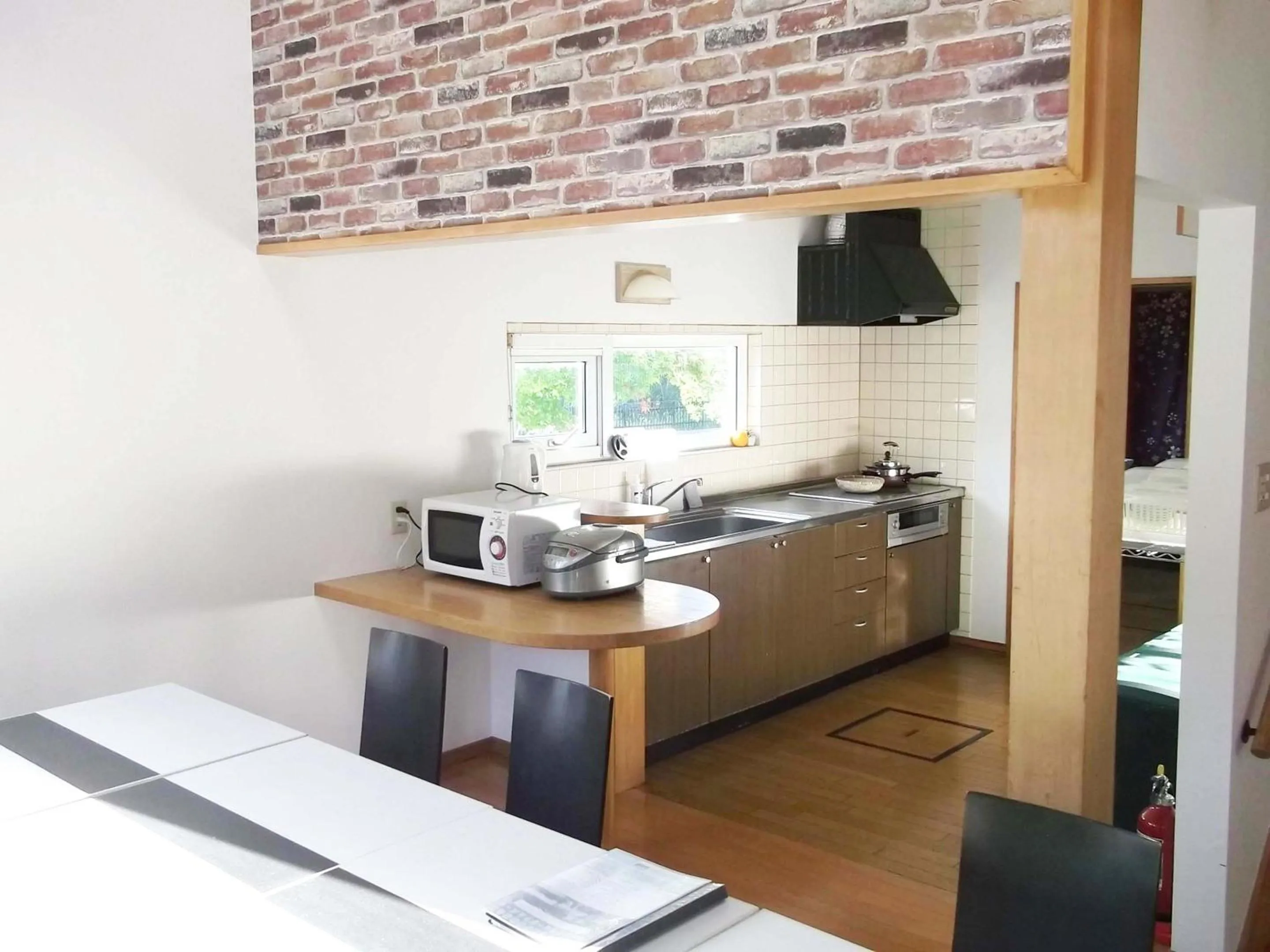 Kitchen or kitchenette in Pension Yu
