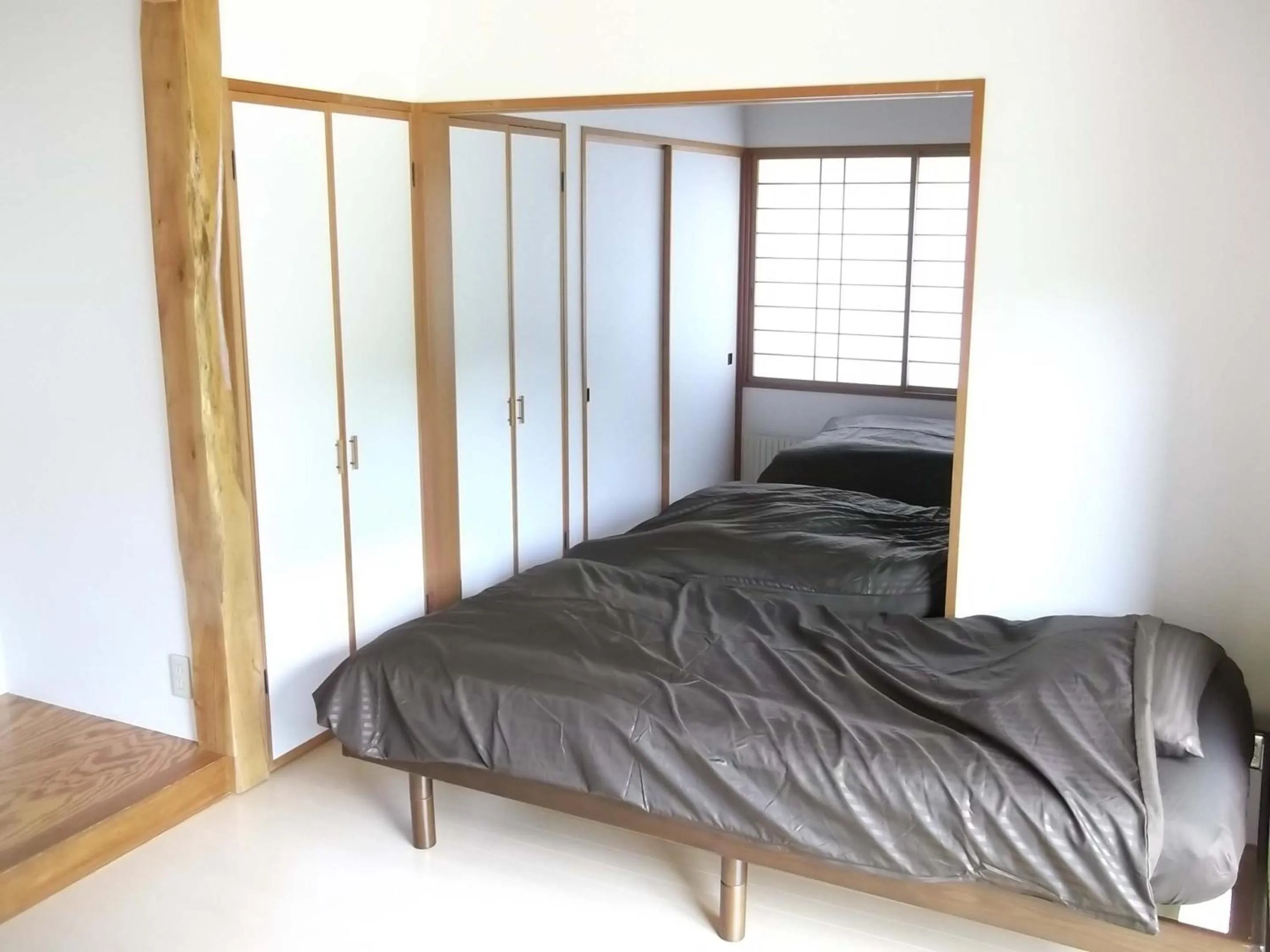 Photo of the whole room, Bed in Pension Yu