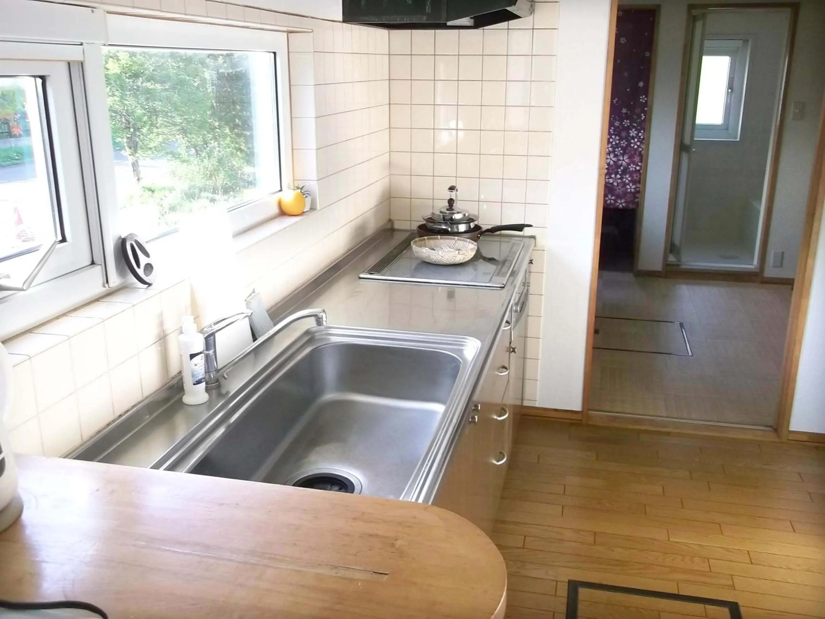 Kitchen or kitchenette in Pension Yu