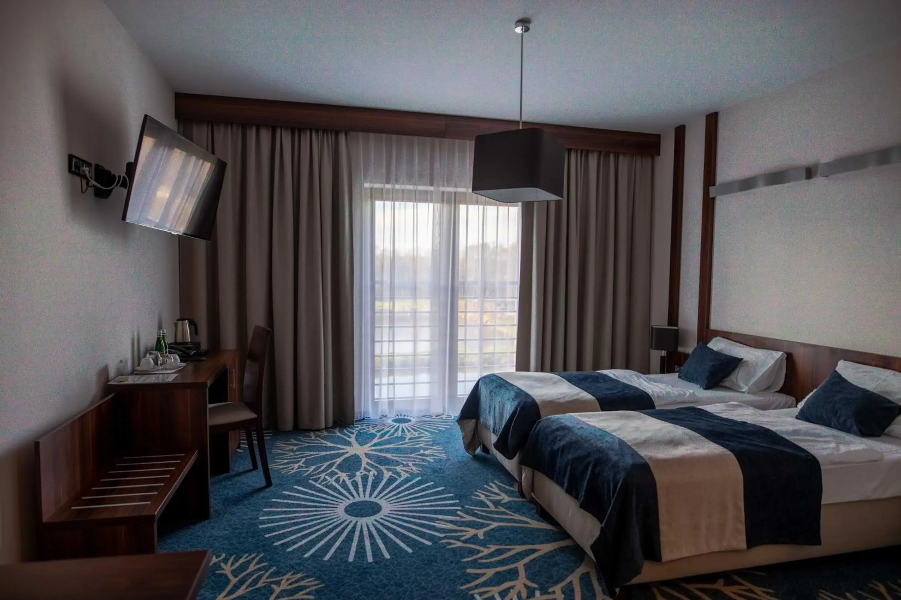Deluxe Twin Room Apartments Building in Kasor Resort & Spa Deluxe Twin Room Apartments Building in Kasor Resort & Spa
