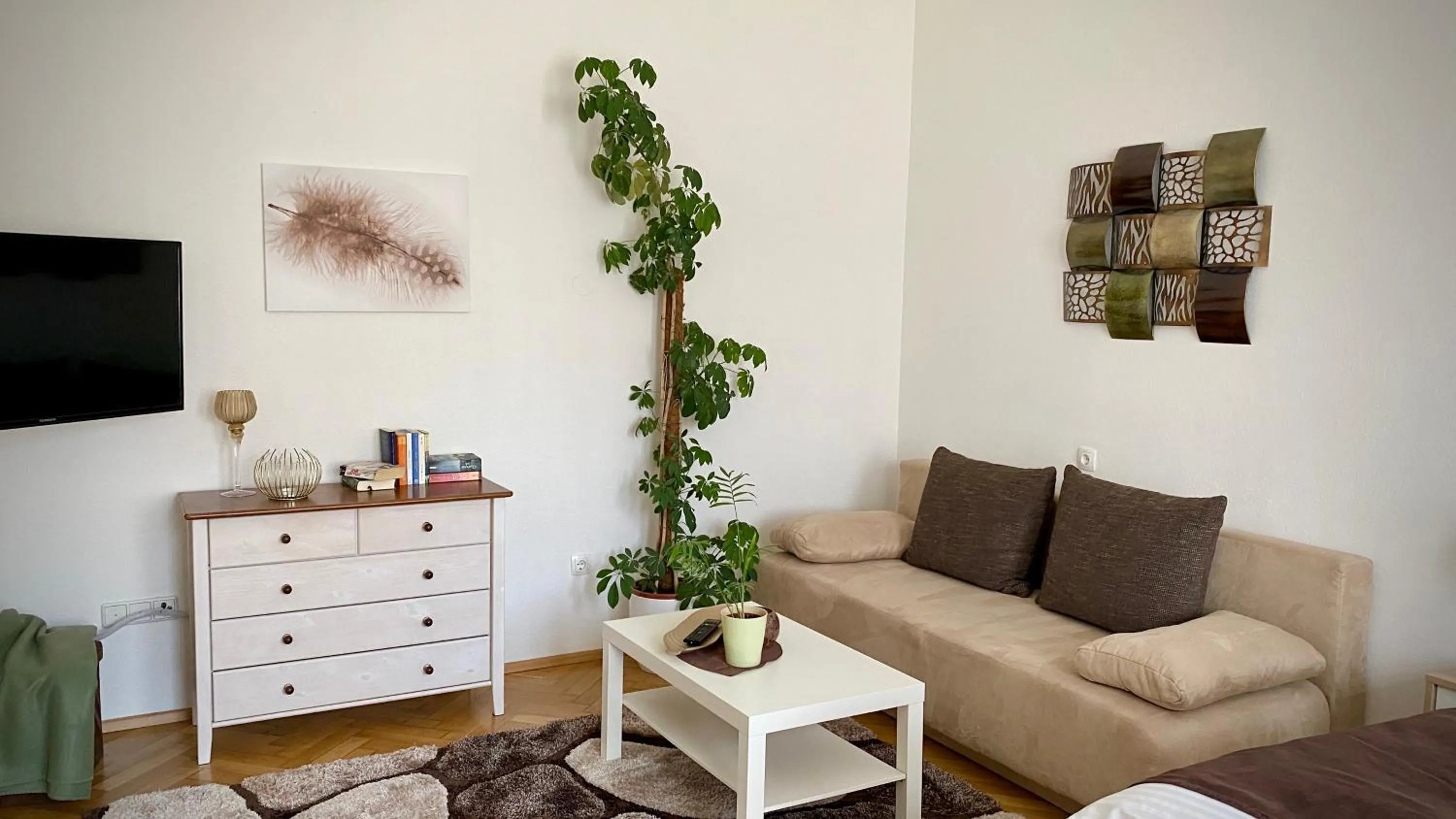 Living room in Apartment im Grünen