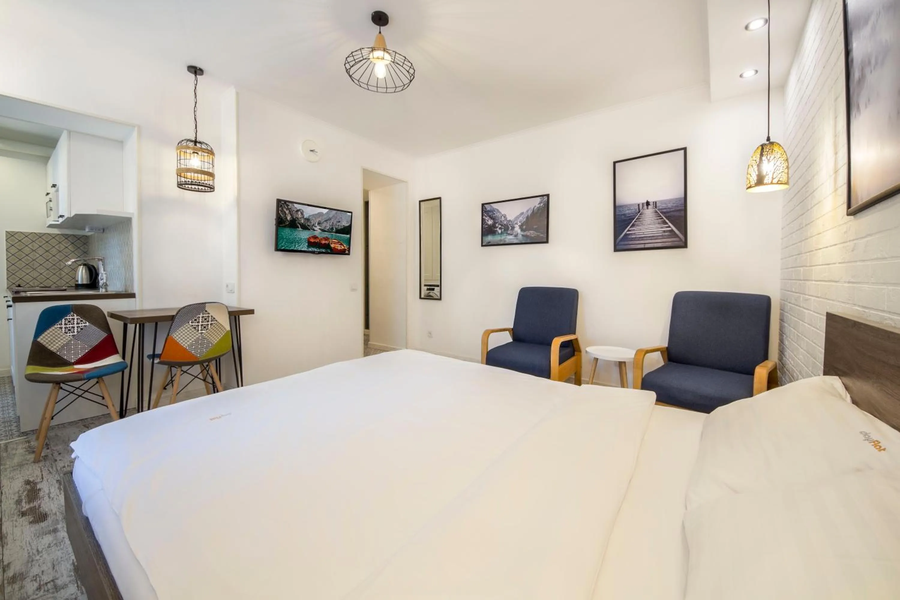 TV and multimedia, Bed in Central Dayflat Apartments