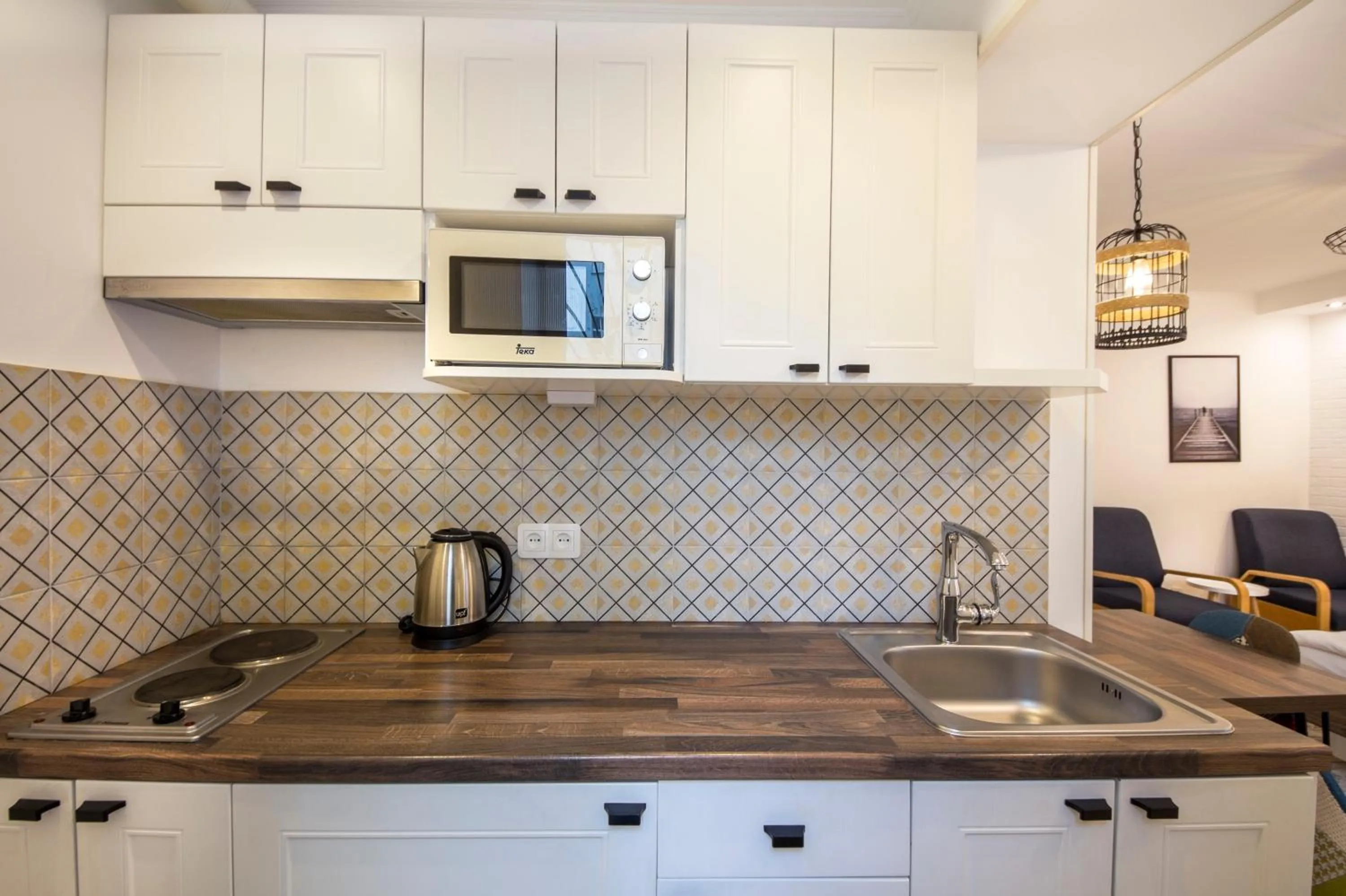 Kitchen or kitchenette in Central Dayflat Apartments