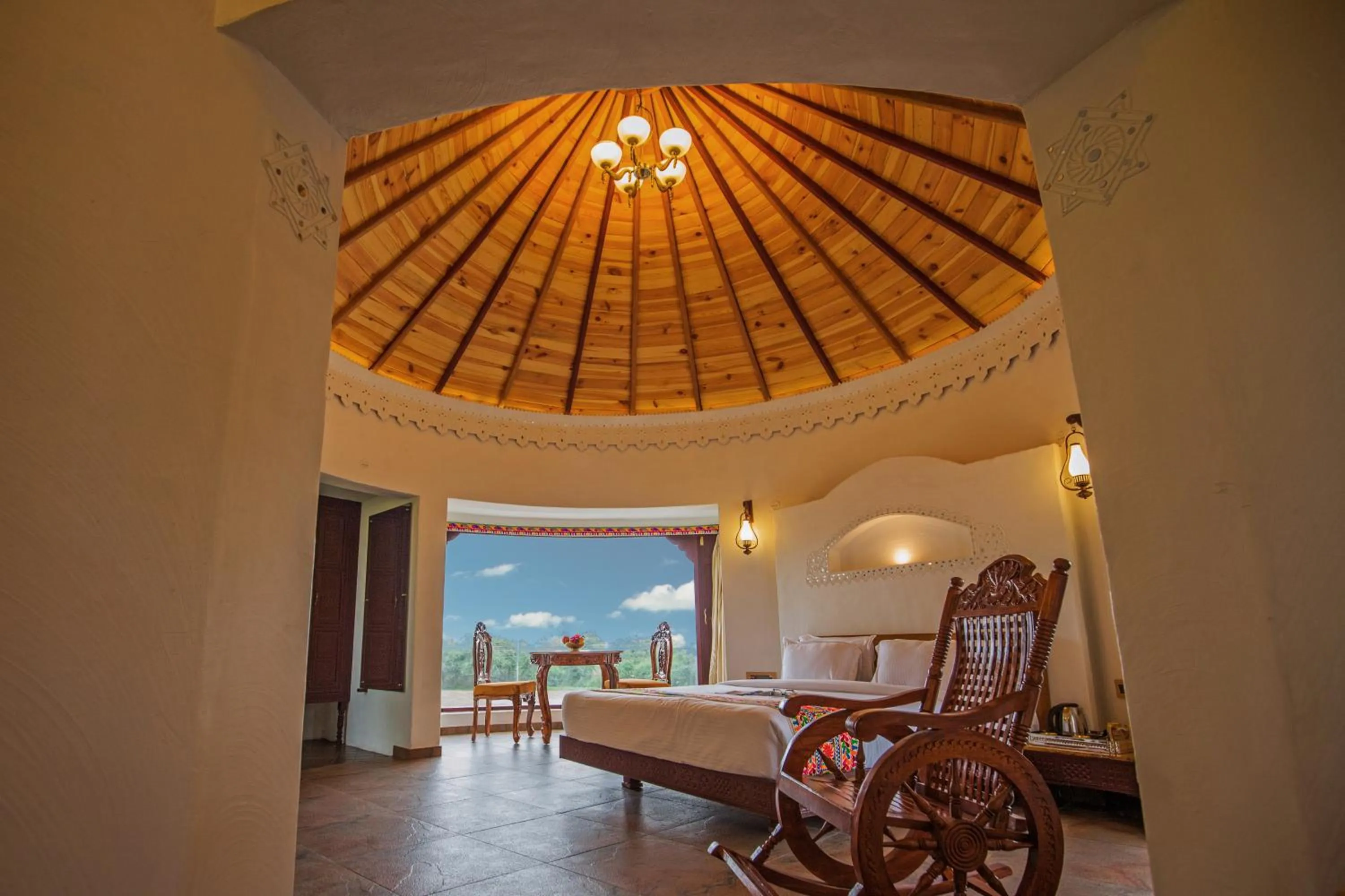 Bedroom in Nirali Resorts