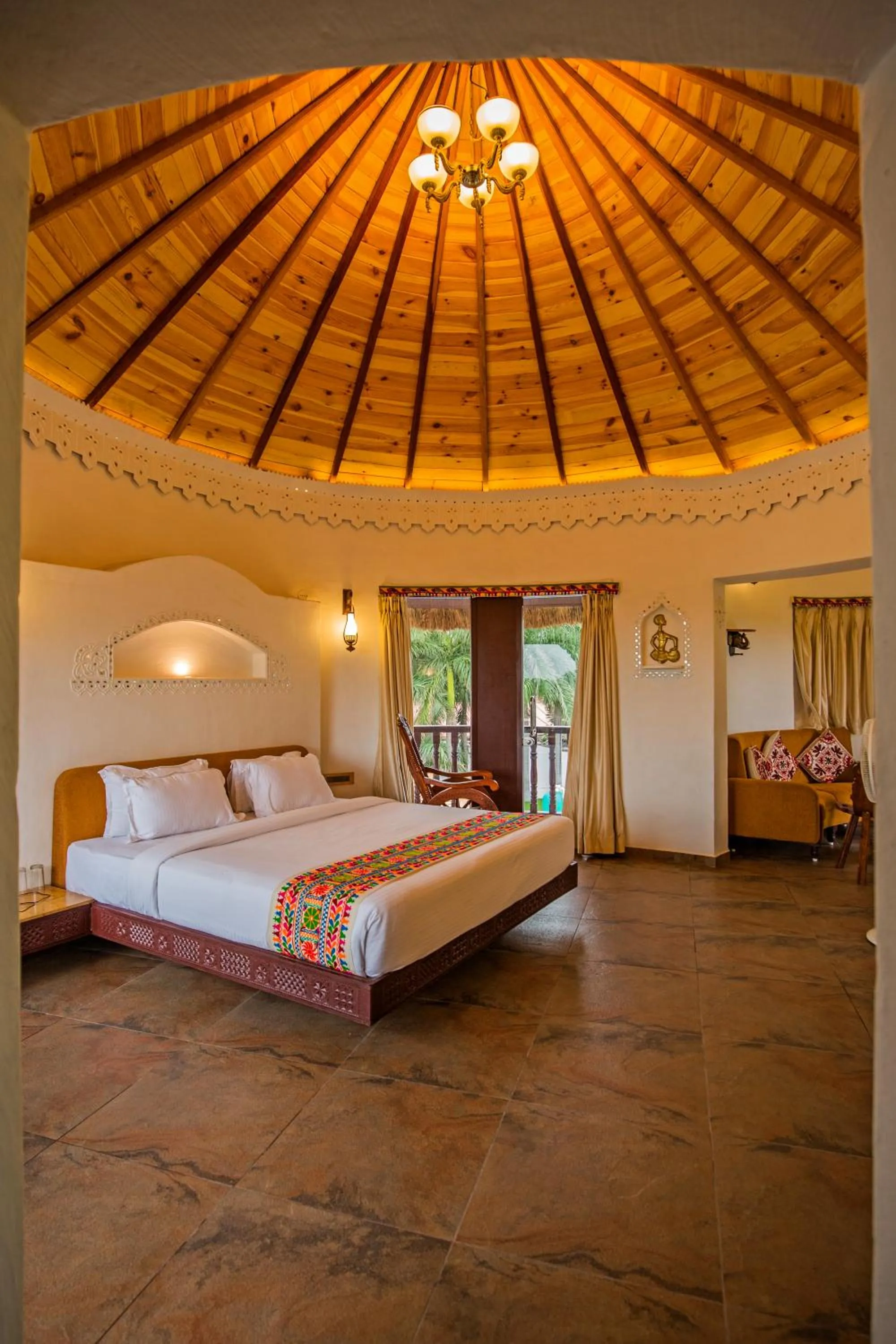 Bedroom in Nirali Resorts
