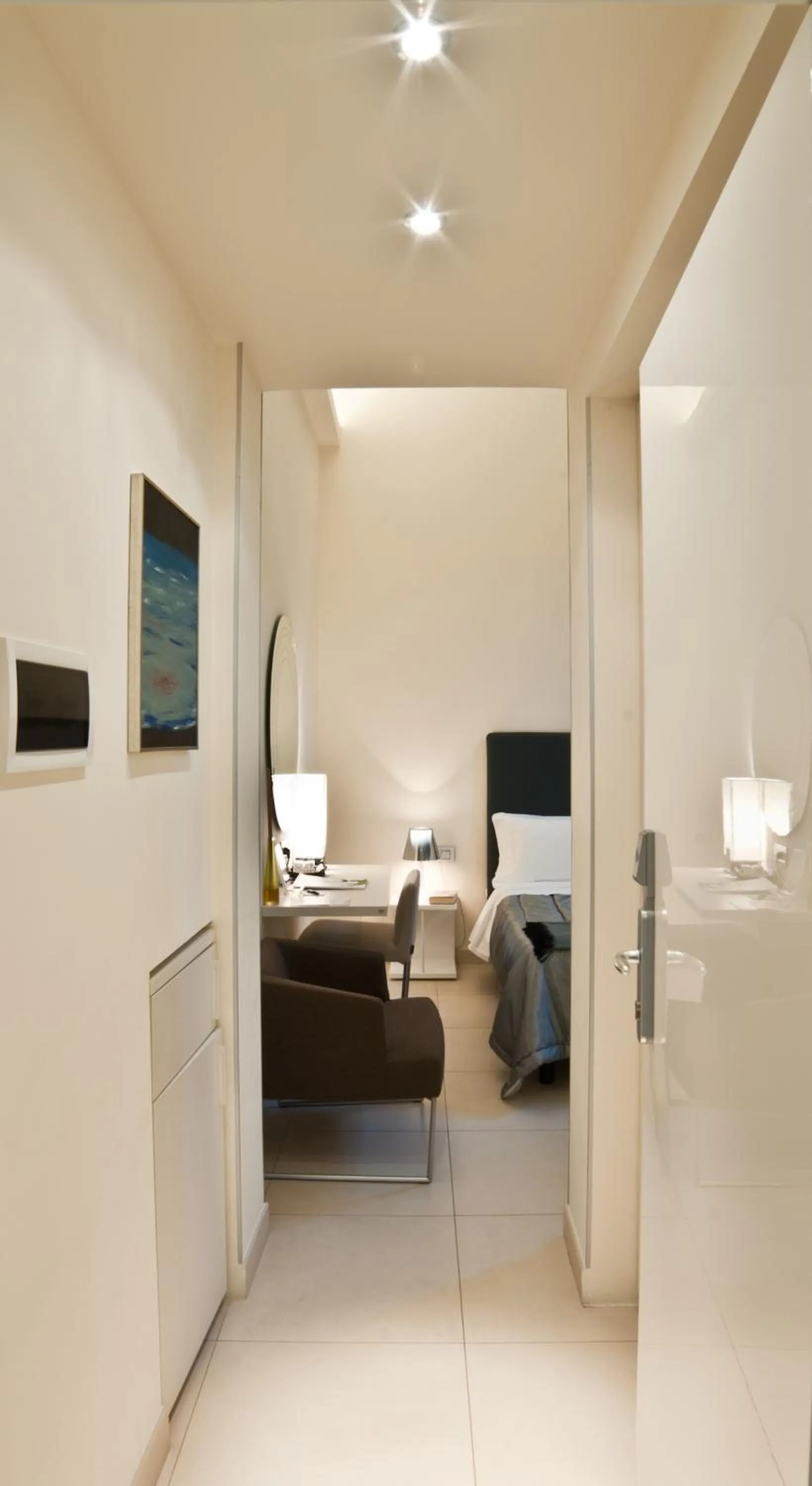 Decorative detail, Bed in Town House Cavour