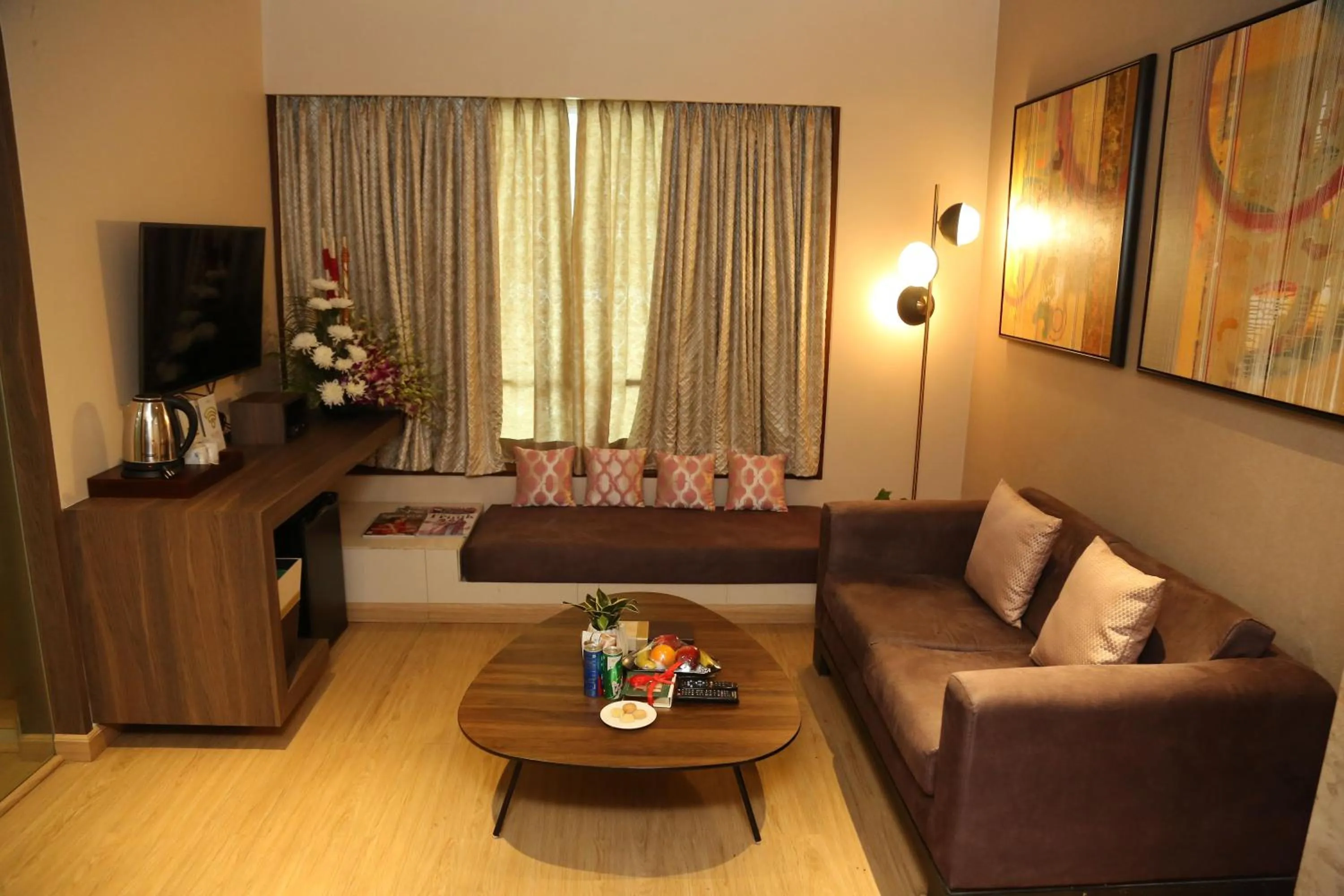 Living room, Bed in The Regenza By Tunga