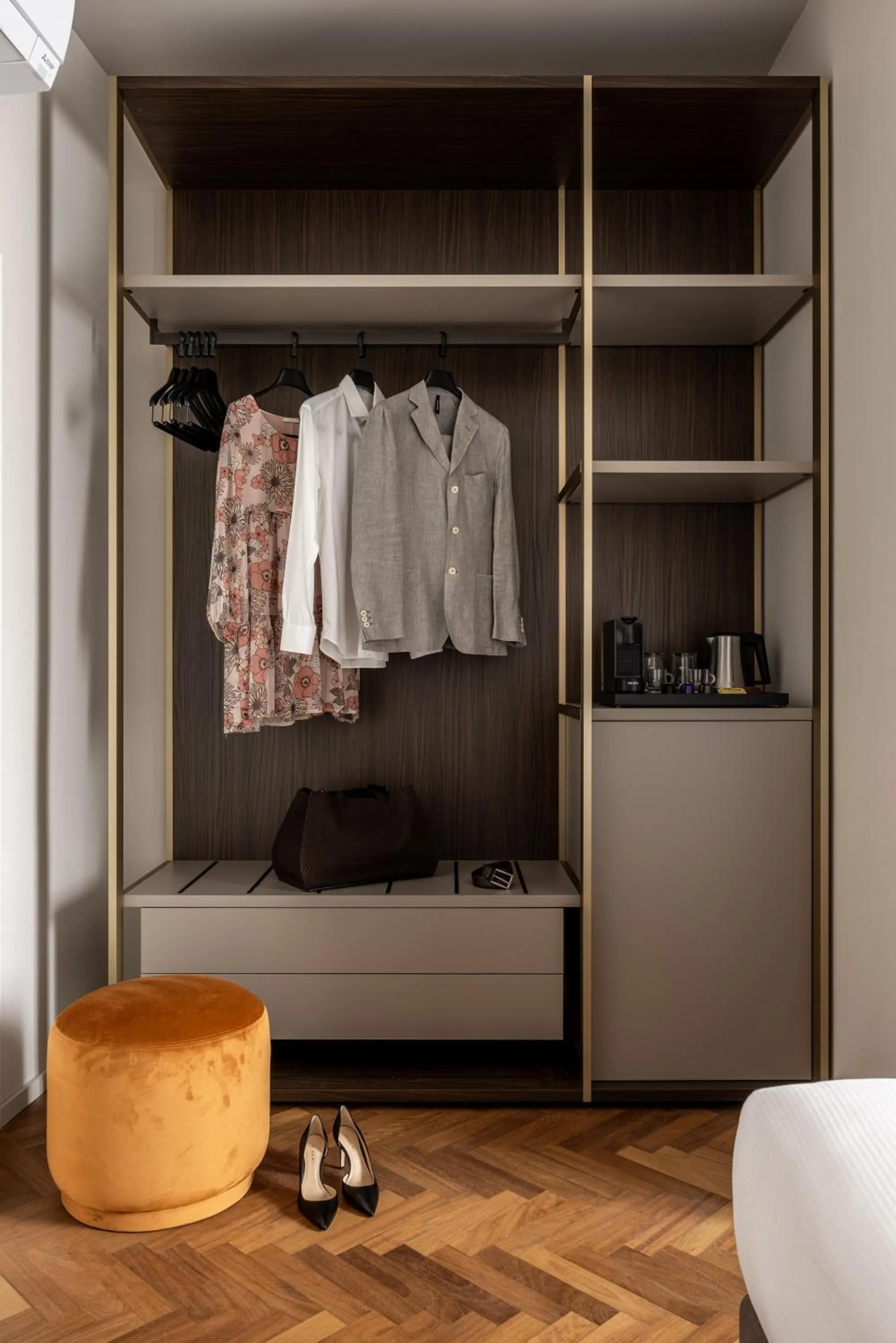 wardrobe in Aramis Deluxe Rooms