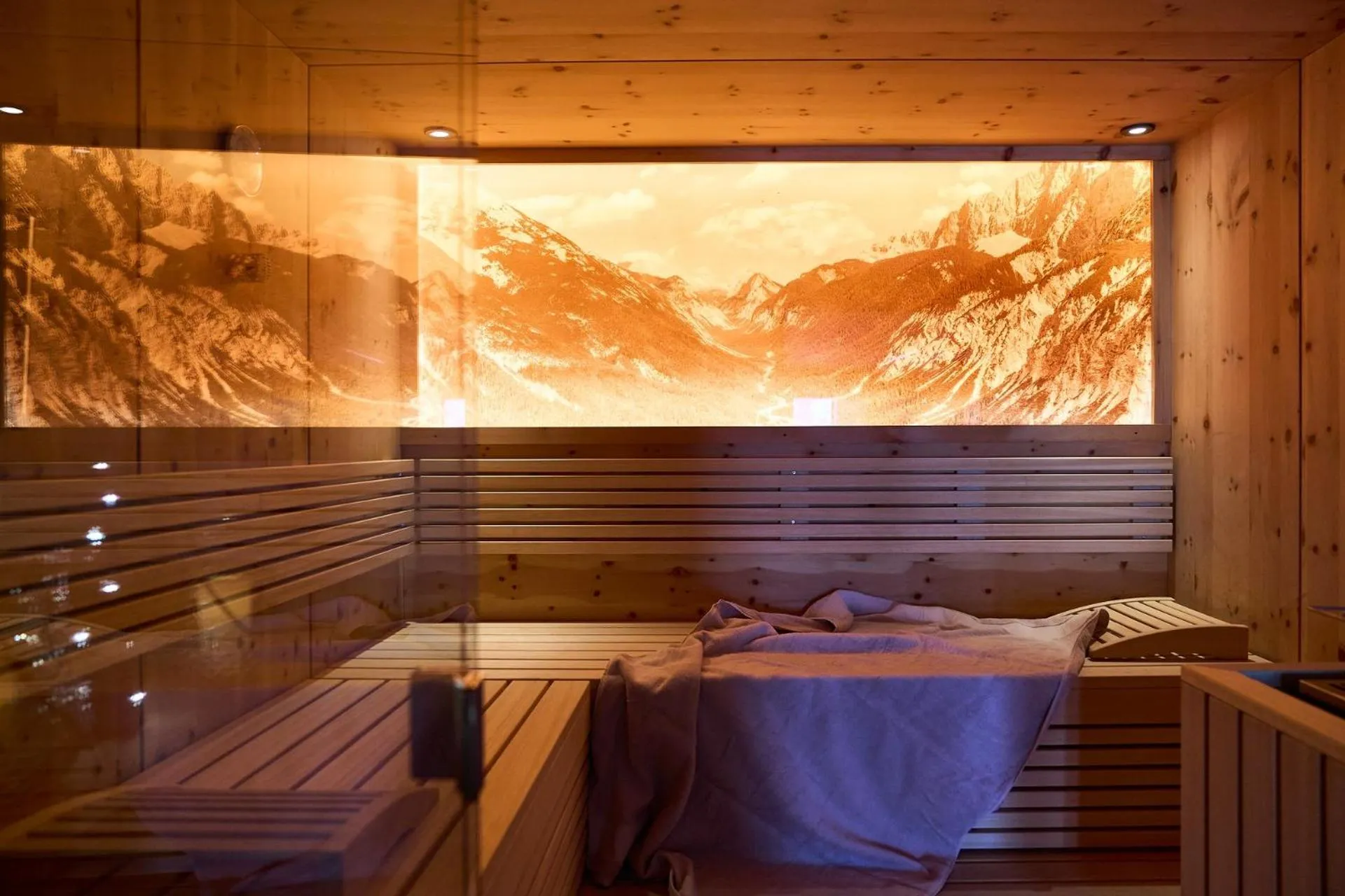 Sauna in Hotel Alpennest