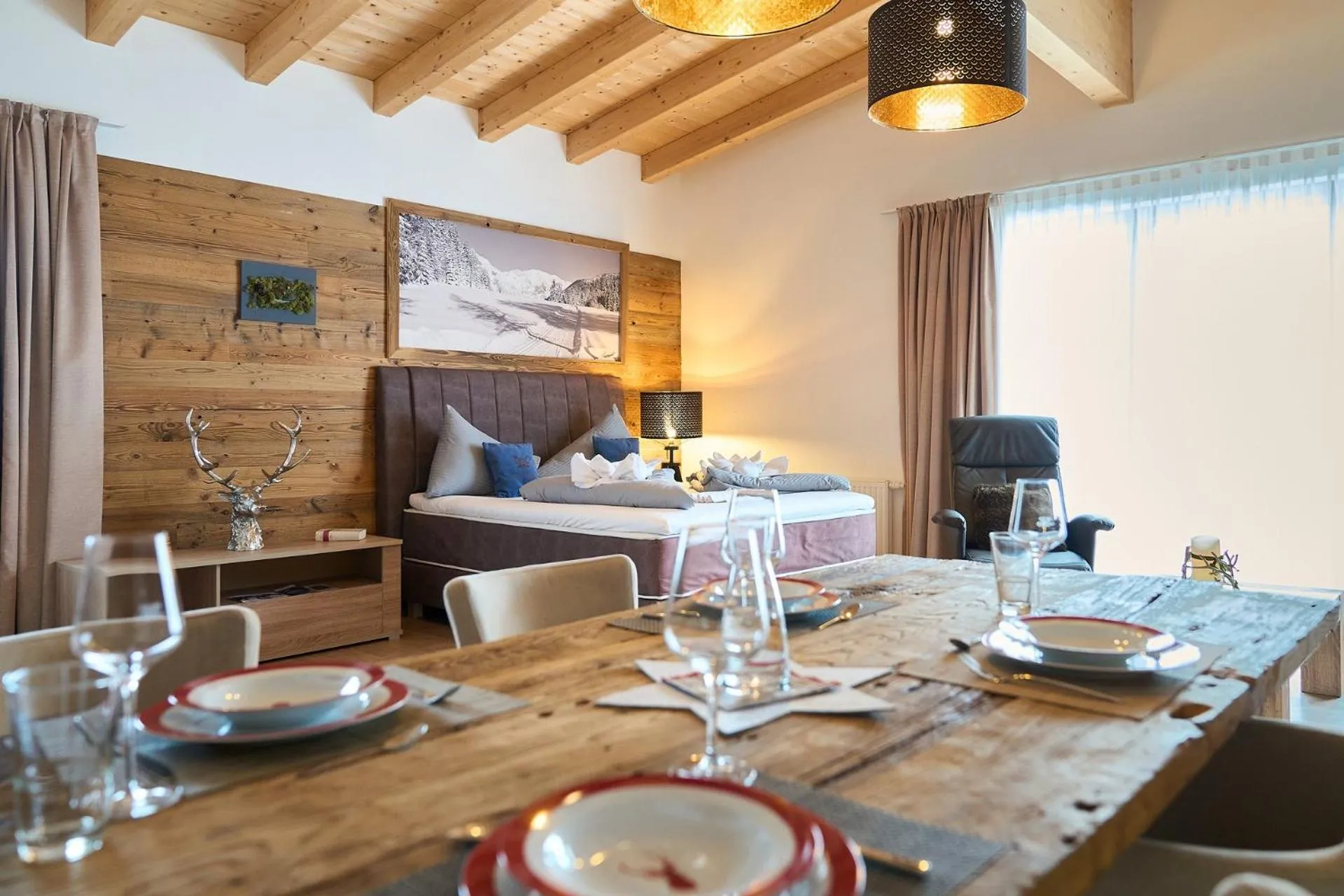 Living room in Hotel Alpennest