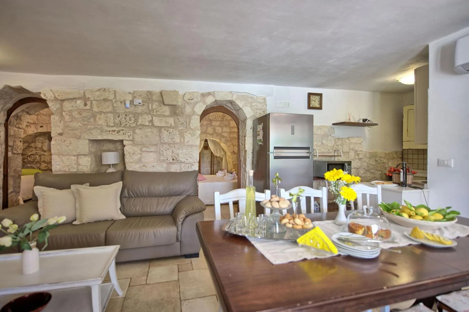 Kitchen or kitchenette in Trullo Santo Stefano by PosarelliVillas