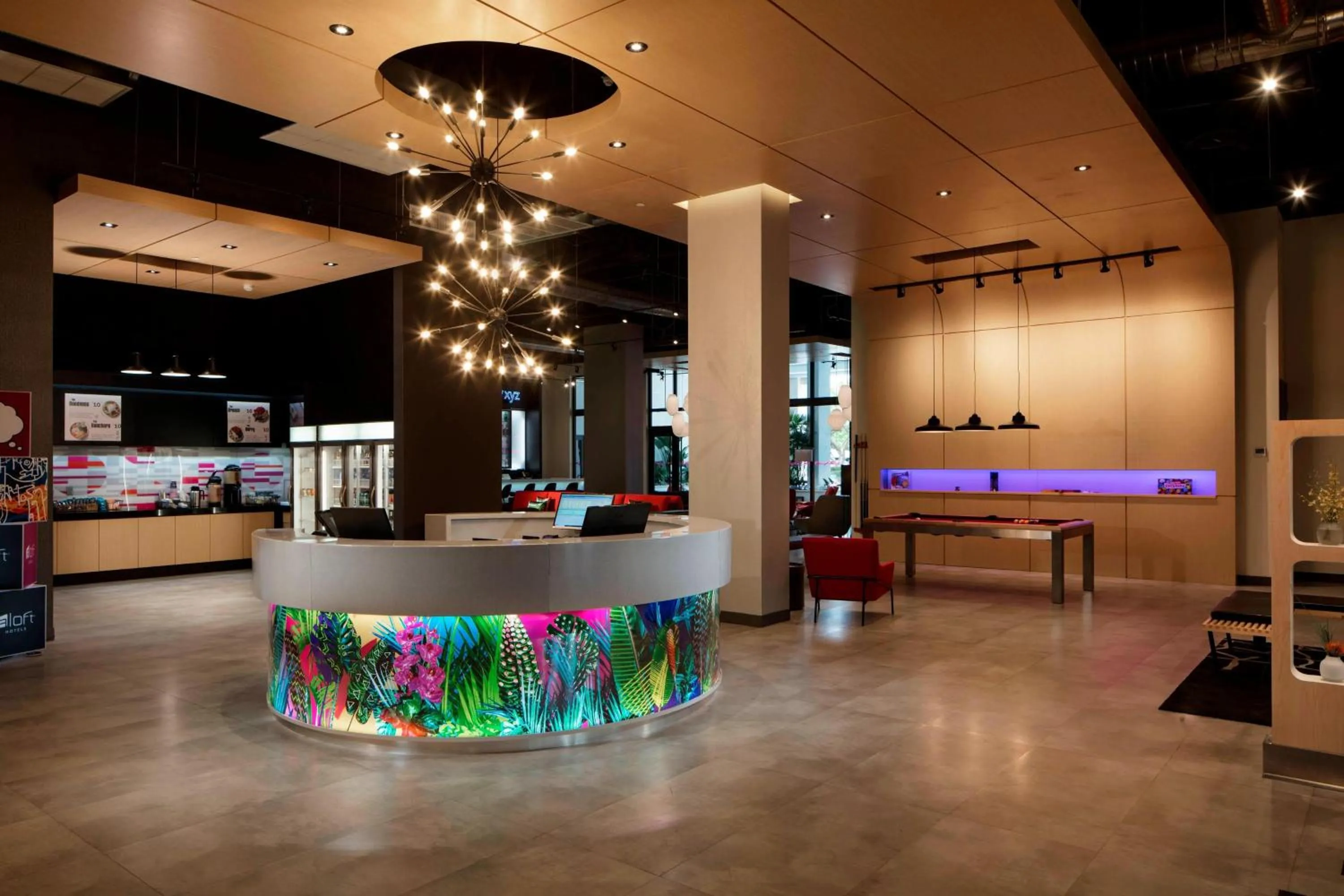 Lobby or reception in Aloft Coral Gables